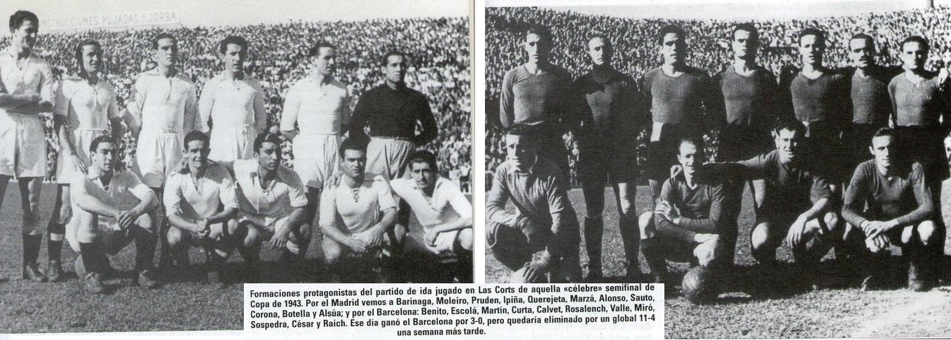 El 11-1 del al Barça en la Copa de 1943.