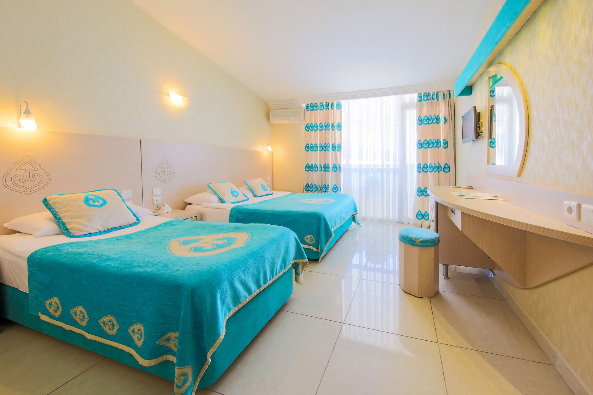 Antalya Kemer'deki Dima Resort odaları