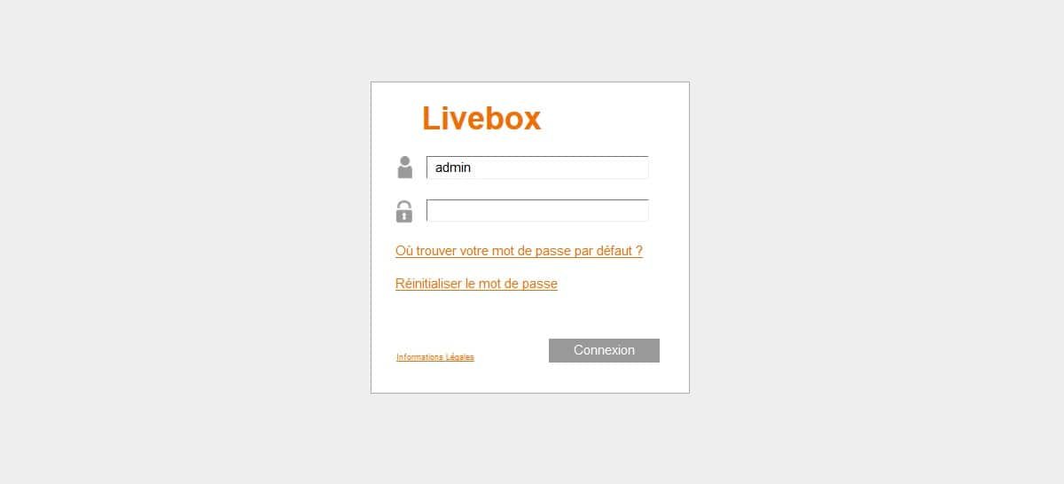 accès livebox