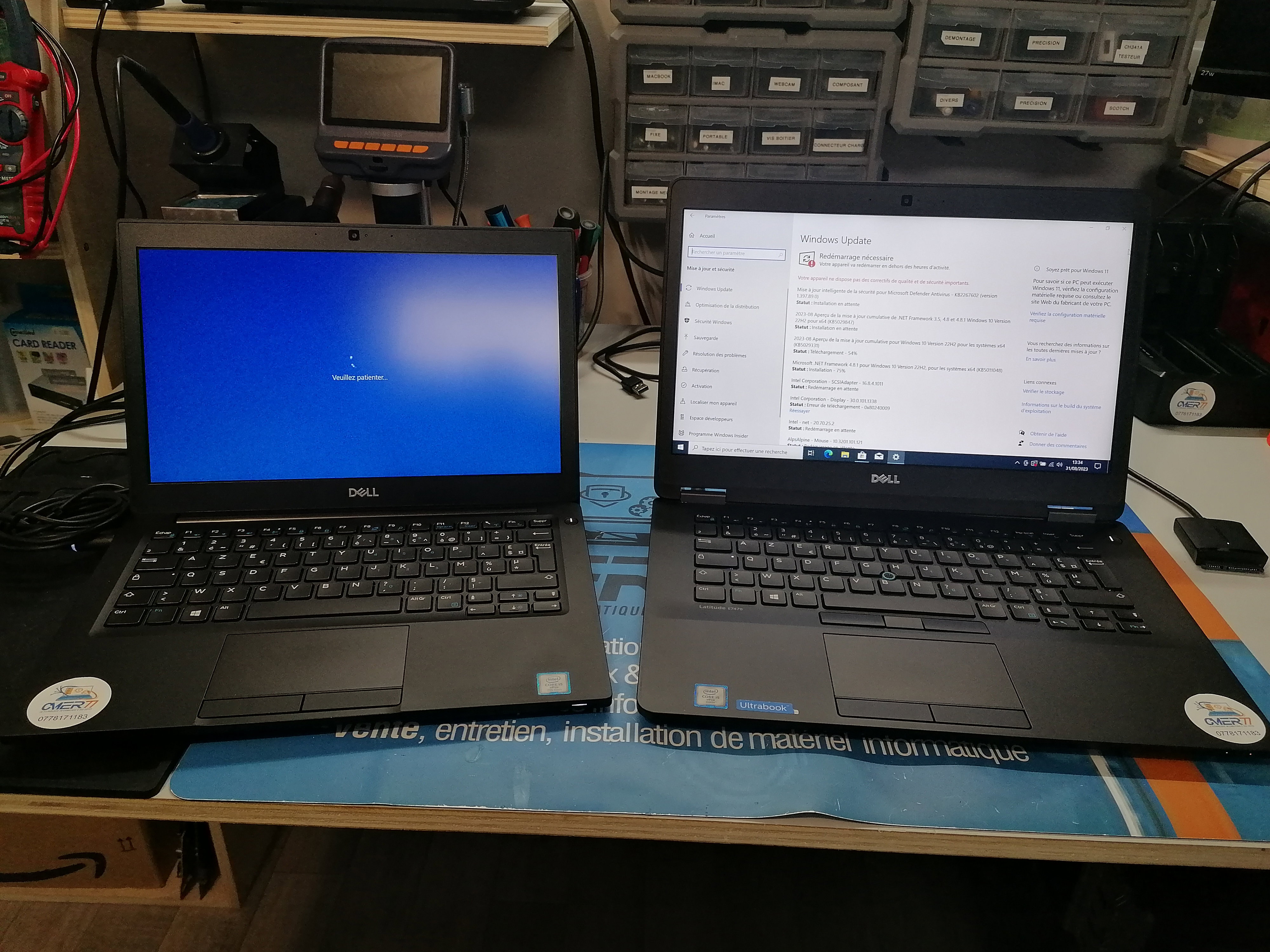 Quand la Technologie A Besoin d'Aide: Images de Réparations d'Ordinateurs