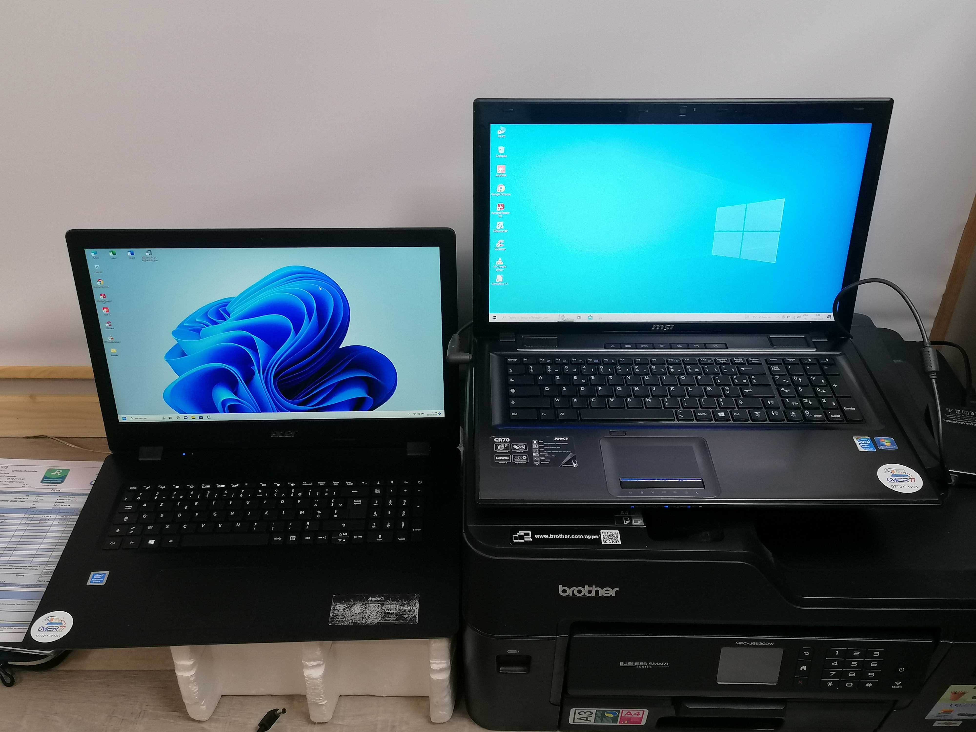 Quand la Technologie A Besoin d'Aide: Images de Réparations d'Ordinateurs