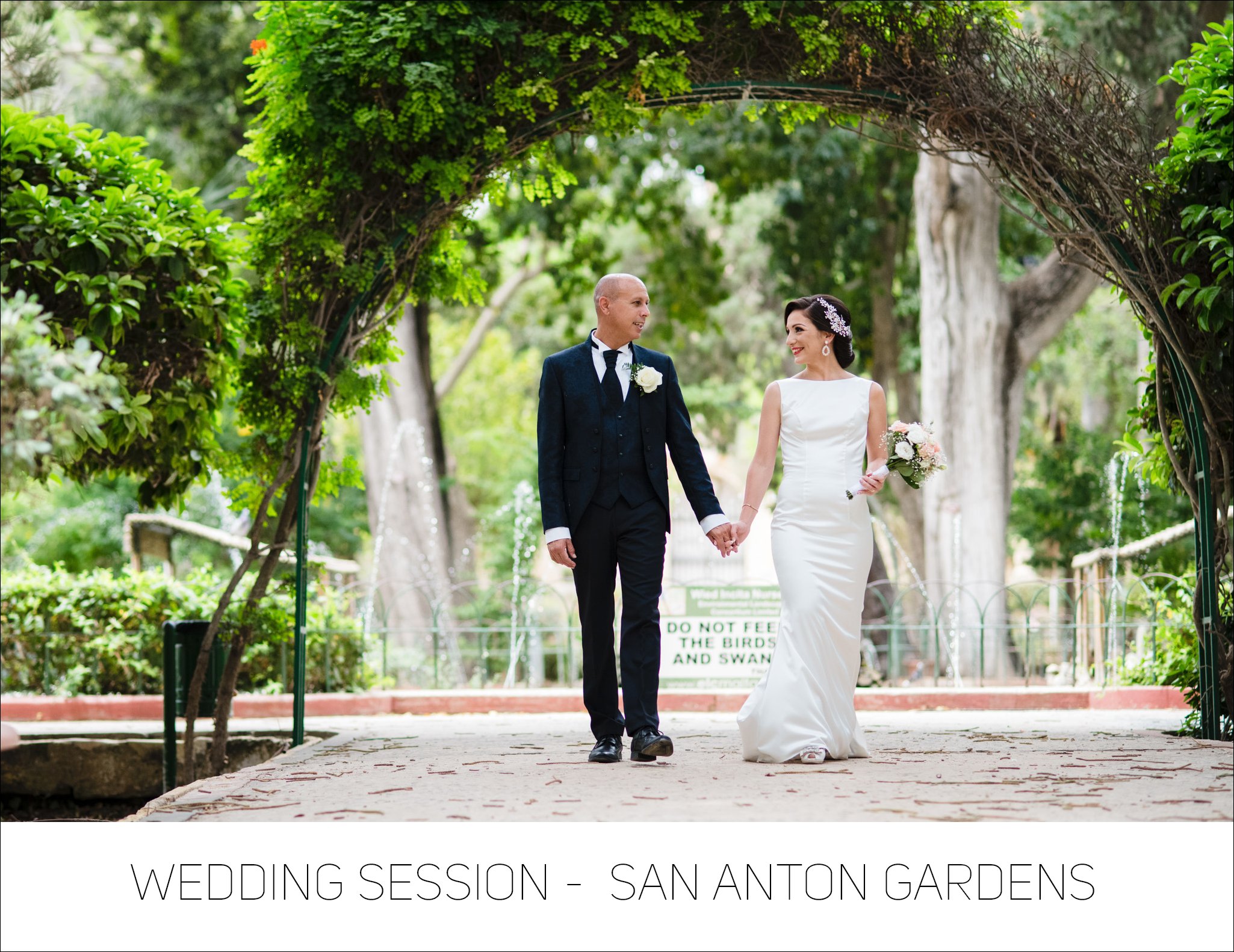 WEDDING SESSION SAN ANTON GARDENS