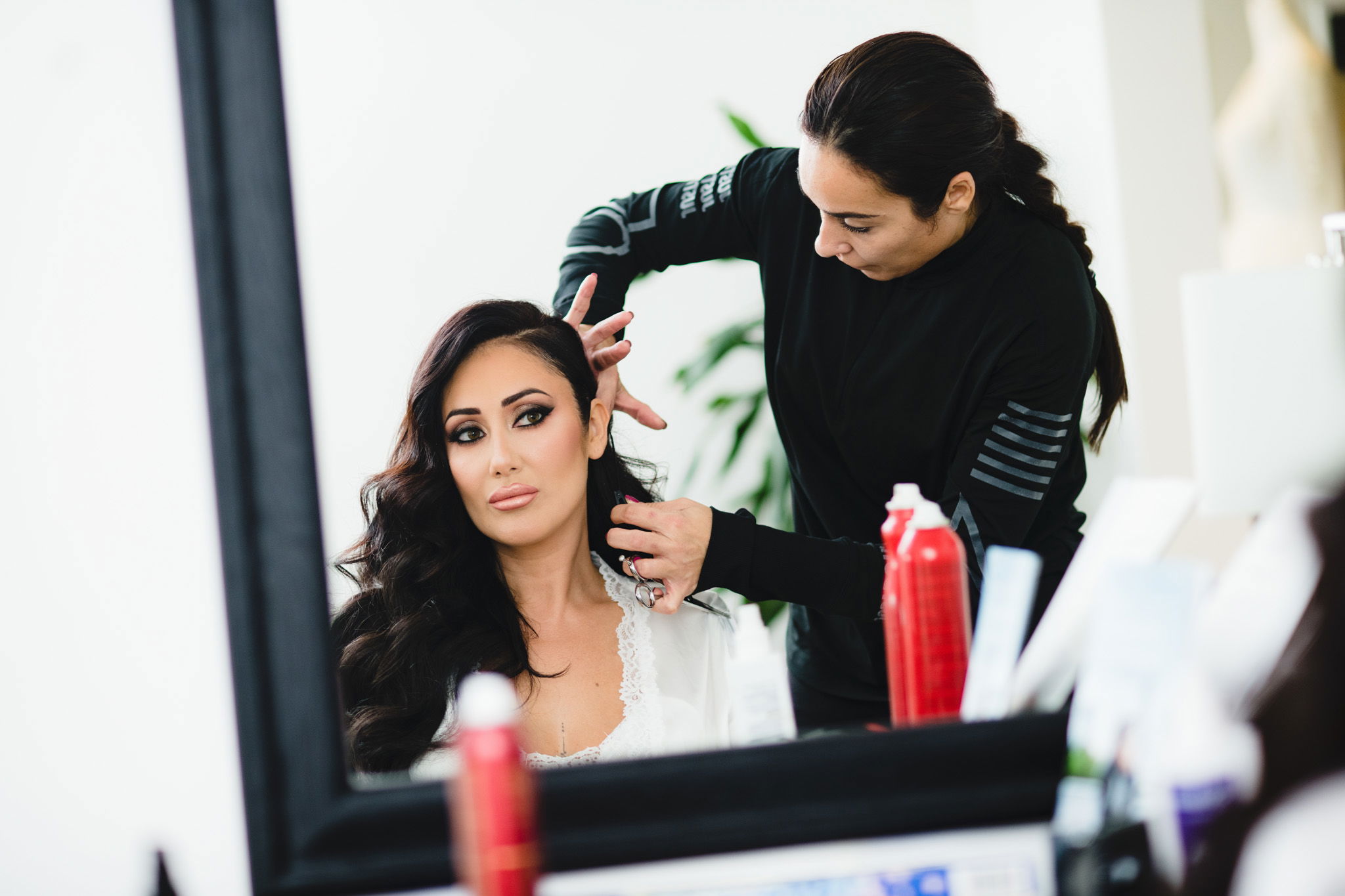 bride getting ready