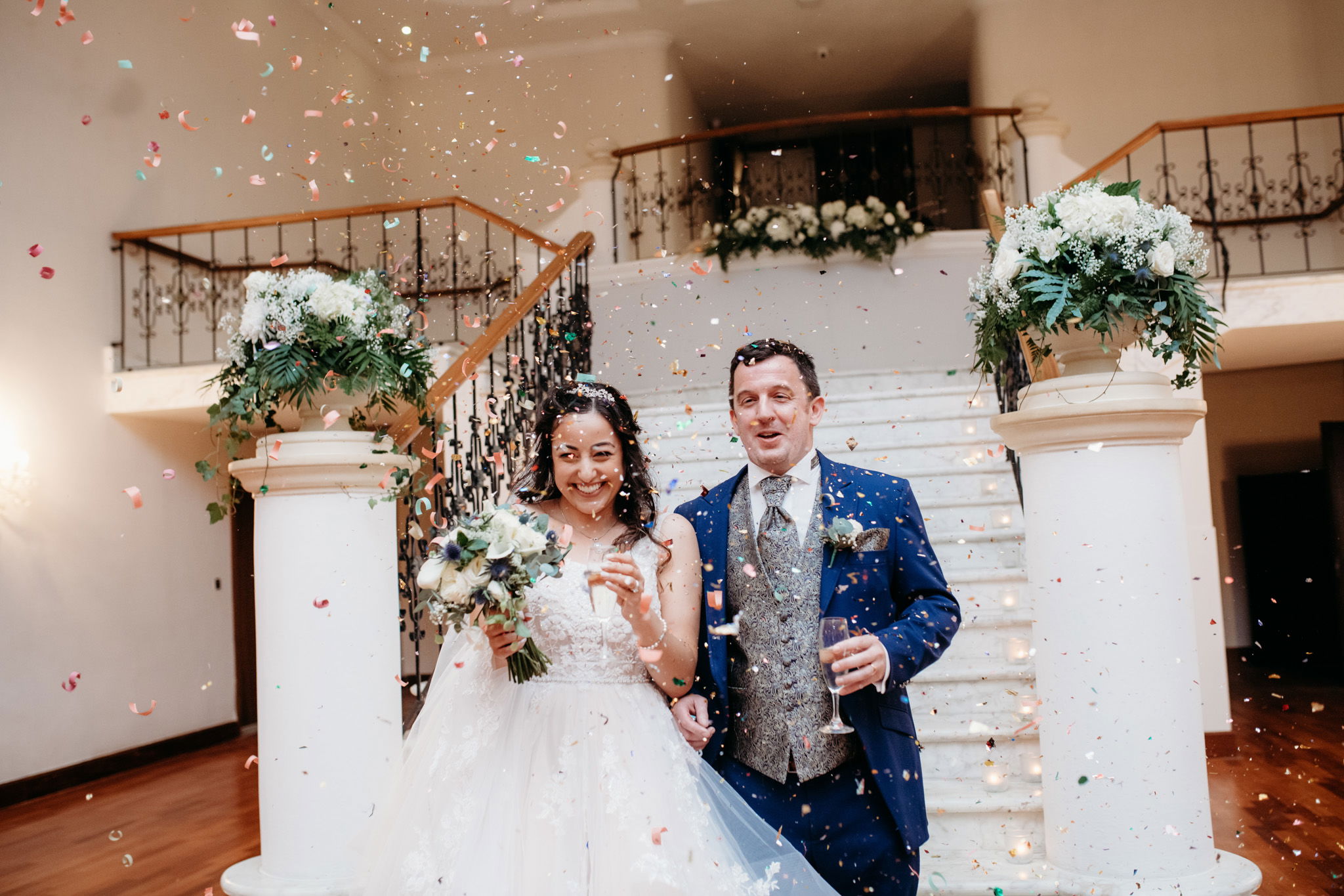 wedding couple at radisson blu resort