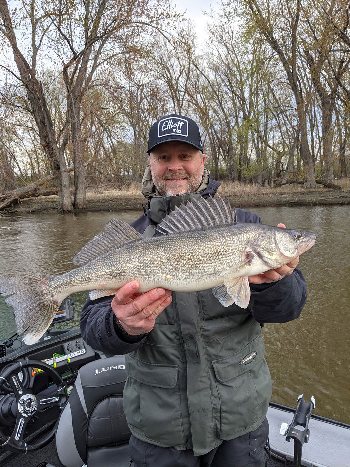 Pool 4 (Red Wing) Water Temp 54: Level 5.5 :Flow @ 30,300cfs - HAHN'S  FISHING GUIDE