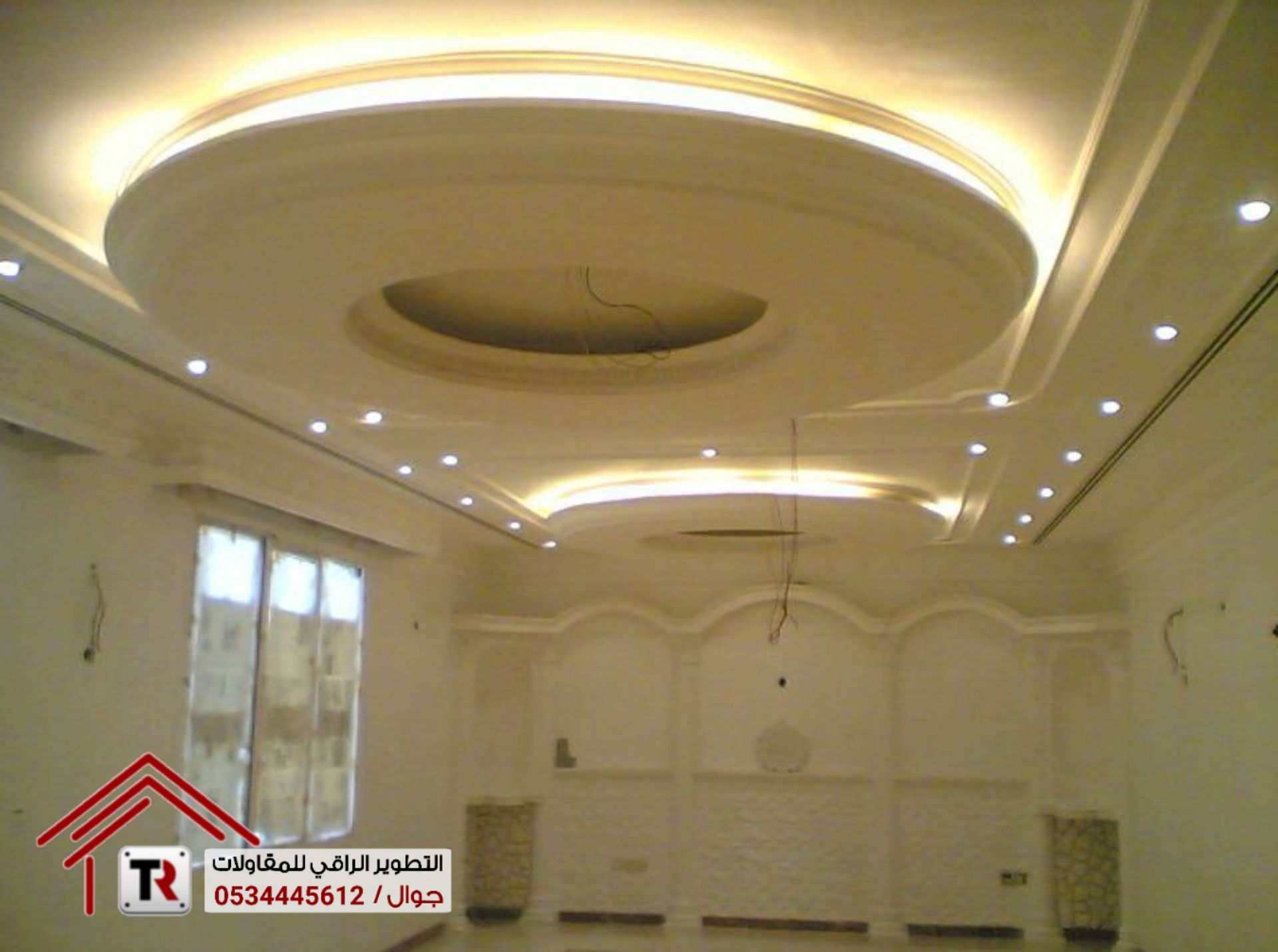 ديكورات التطوير الراقي للجبسيات والباركيه ورق جدران 0534445612