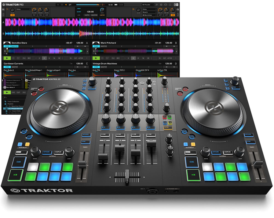 Native Instruments Traktor Kontrol S3 DJ System Mk3 - TURNKEY
