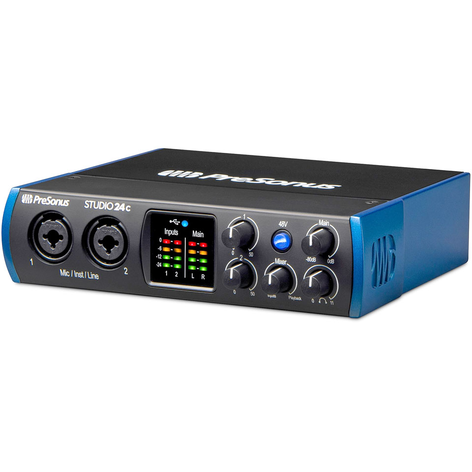 PreSonus Studio 24c USB-C Audio Interface - TURNKEY MUSIC & MULT