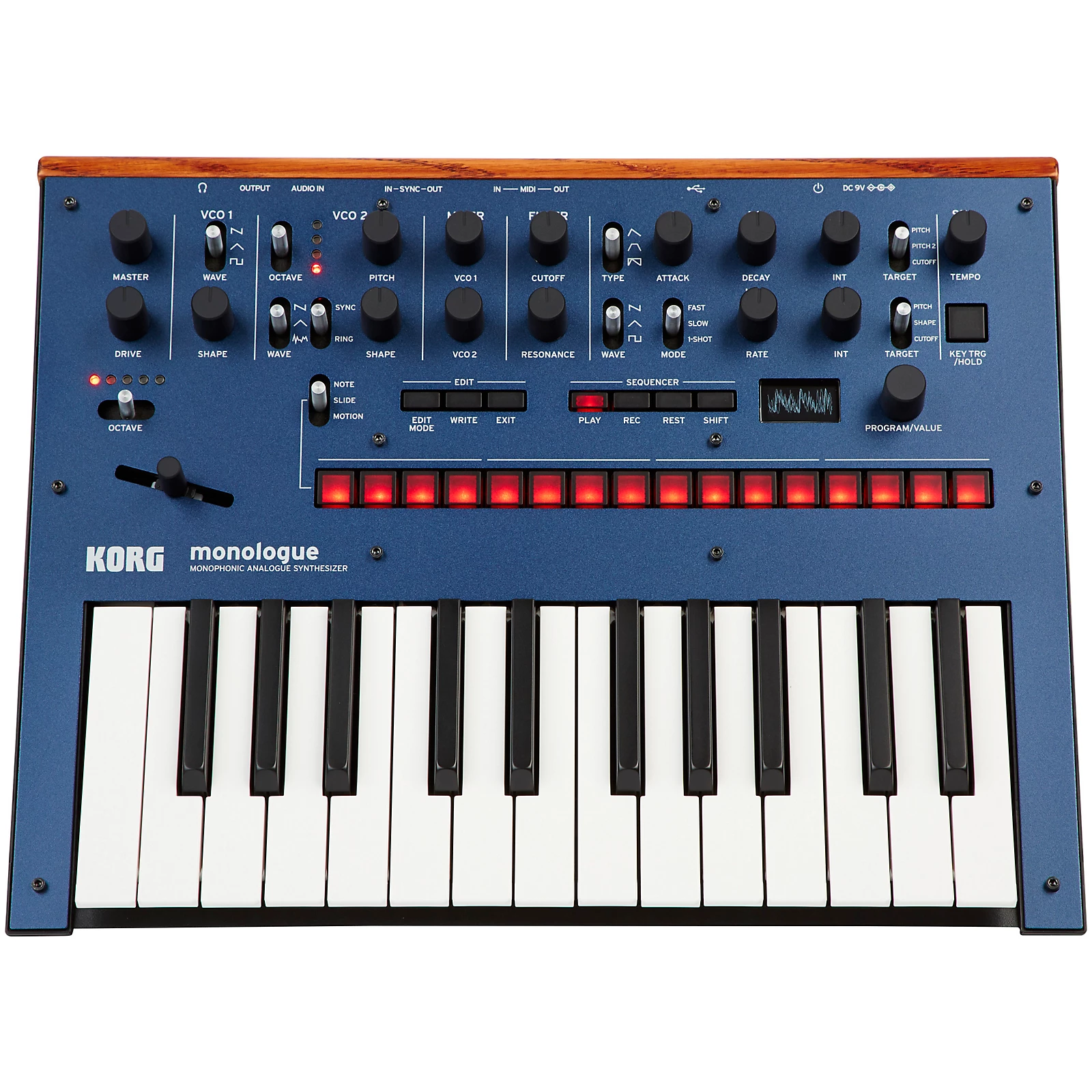 Korg Monologue Synthesizer Blue - TURNKEY MUSIC & MULTIMEDIA