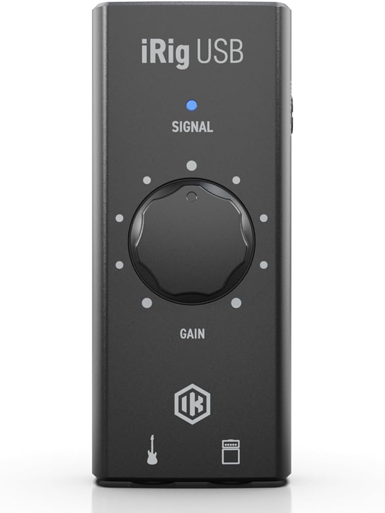 IK Multimedia iRig USB Guitar Interface for iPhone, iPad, Android