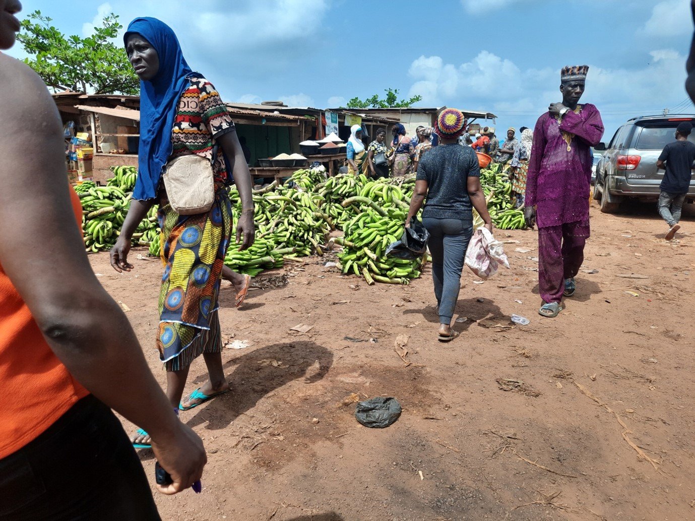 Market day in Gbamu Gbamu, South-West Nigeria