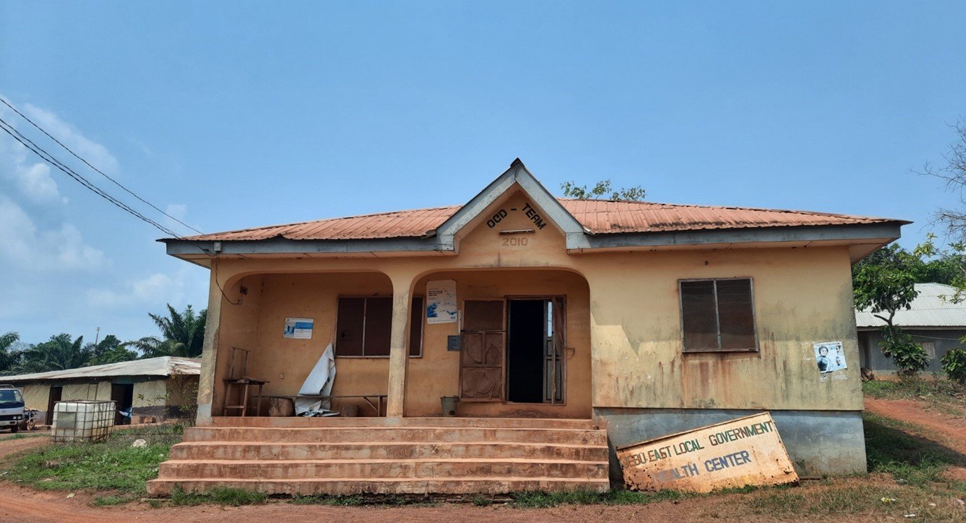 Rural health care centre in South-Western Nigeria