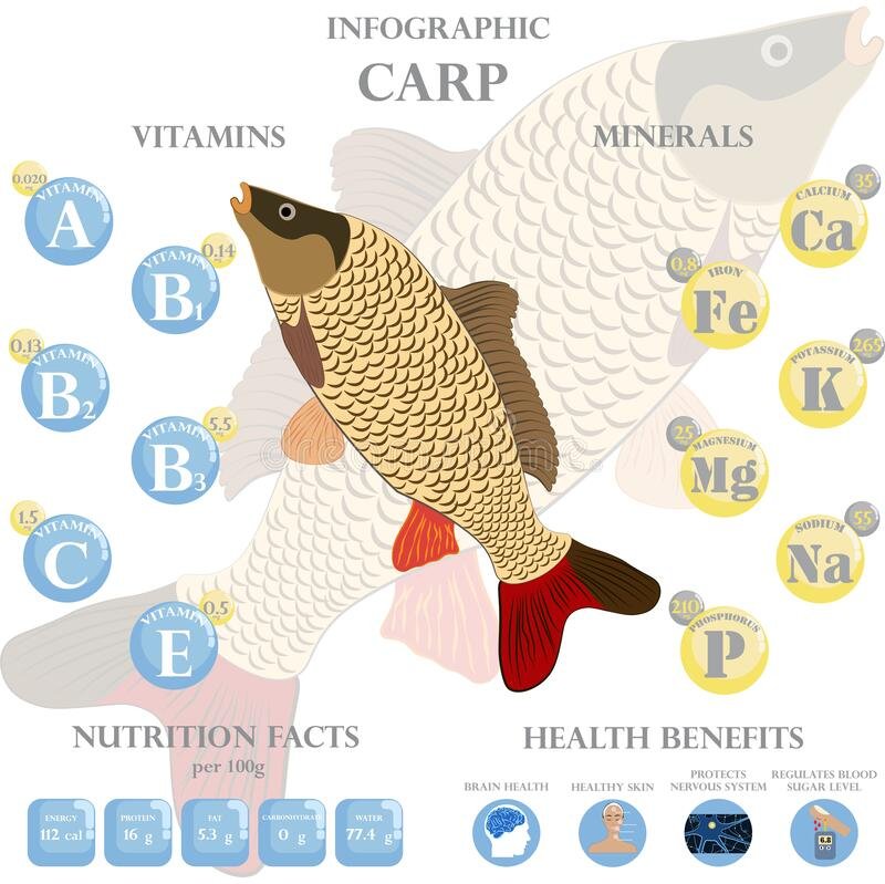 Benefits and health of how health carp fish are and the nutrition facts