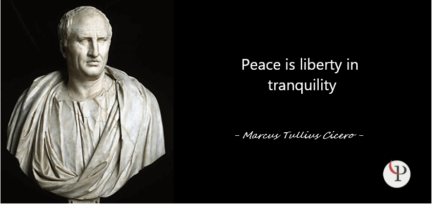 Peace is liberty in tranquility