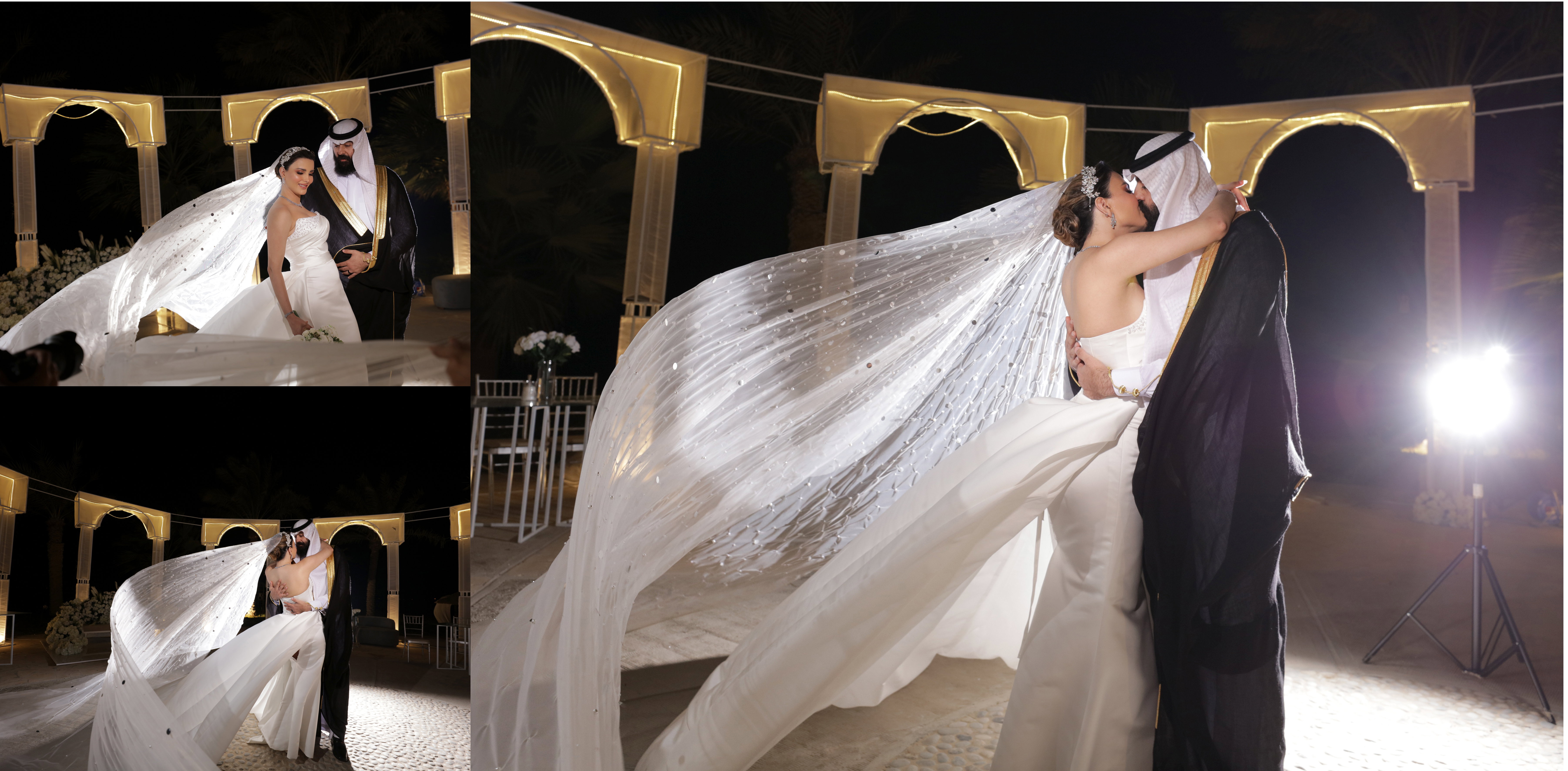 Outdoor wedding photography
