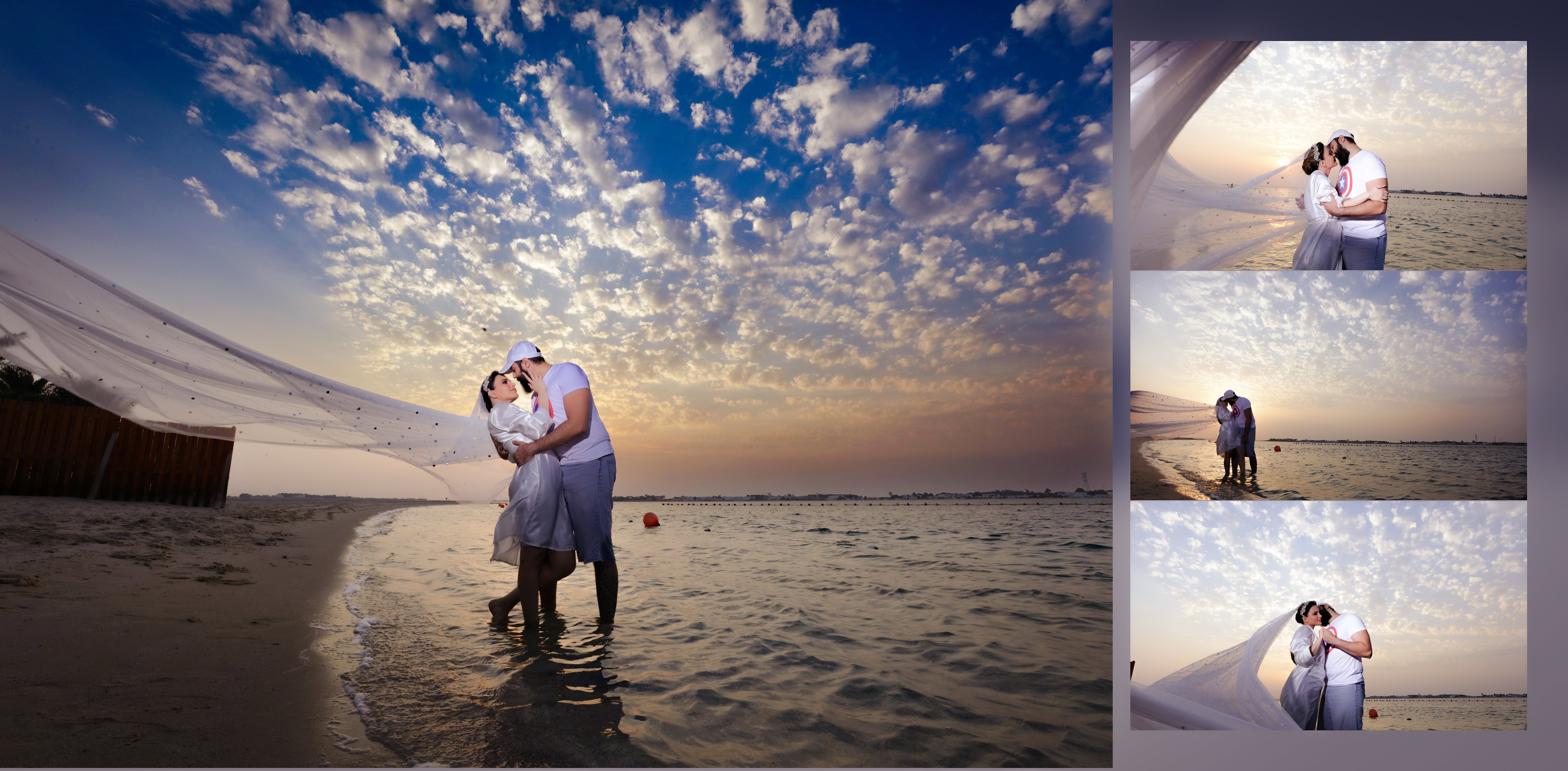 Outdoor wedding photography