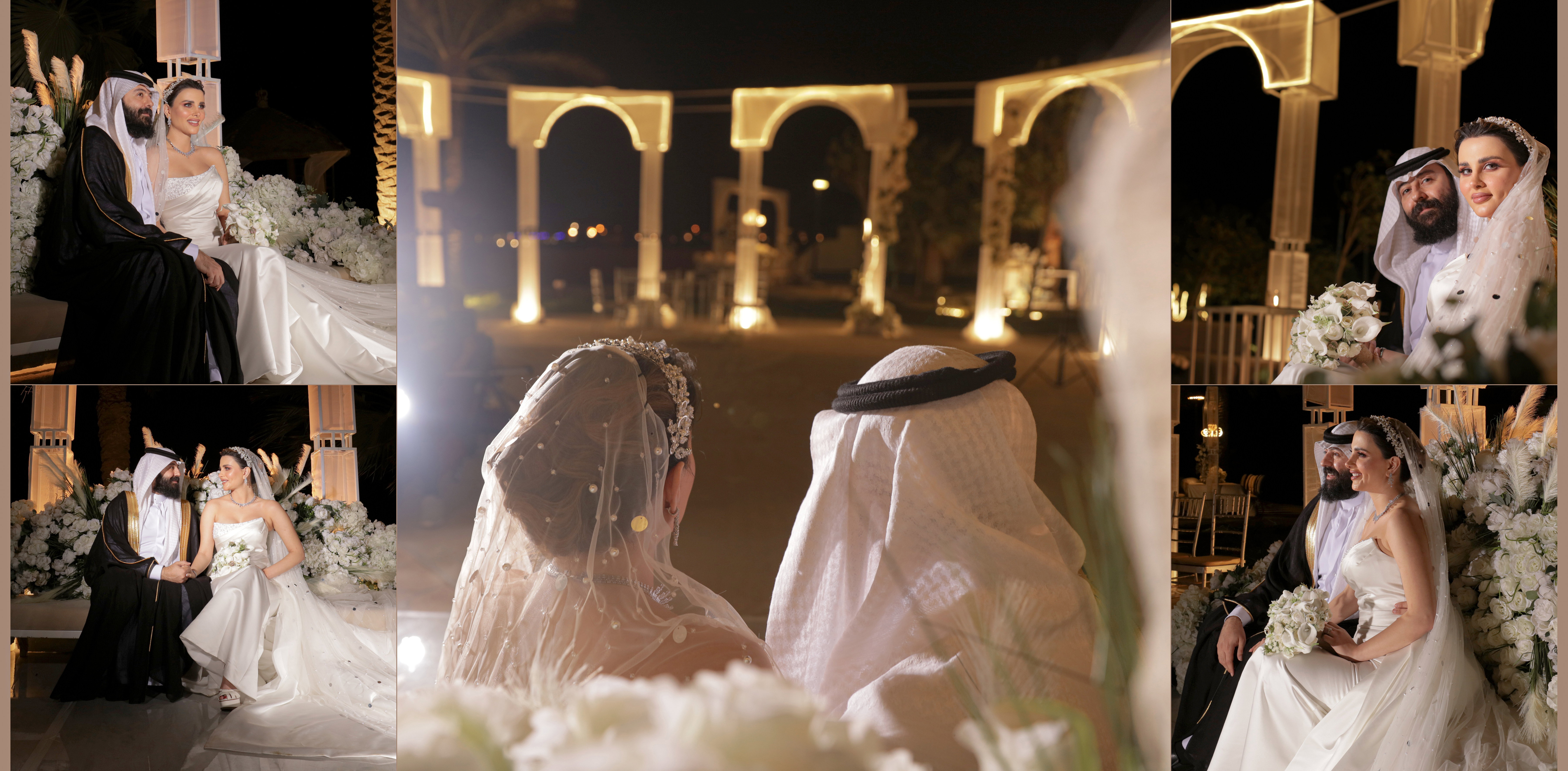 Outdoor wedding photography