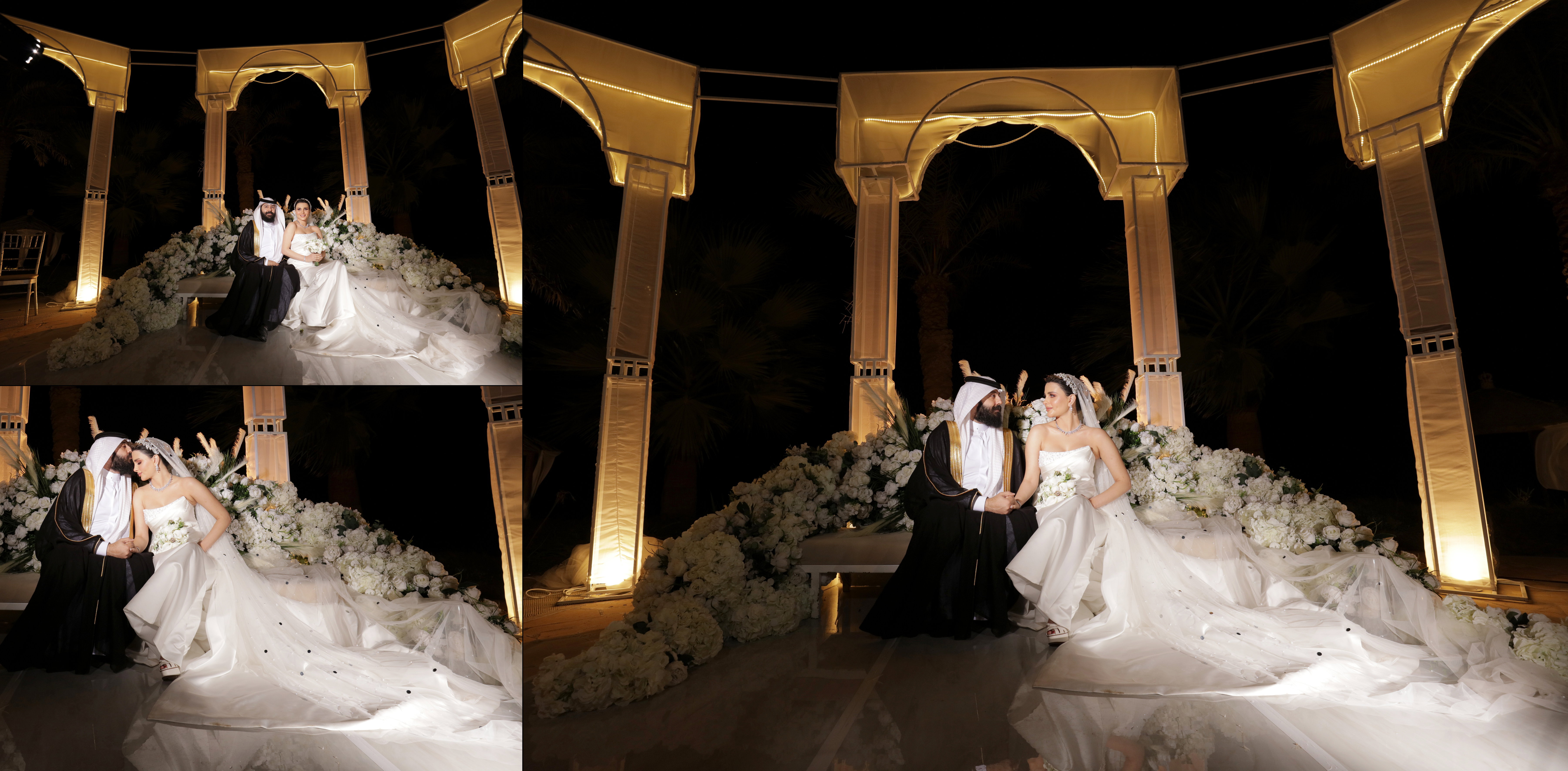 Outdoor wedding photography