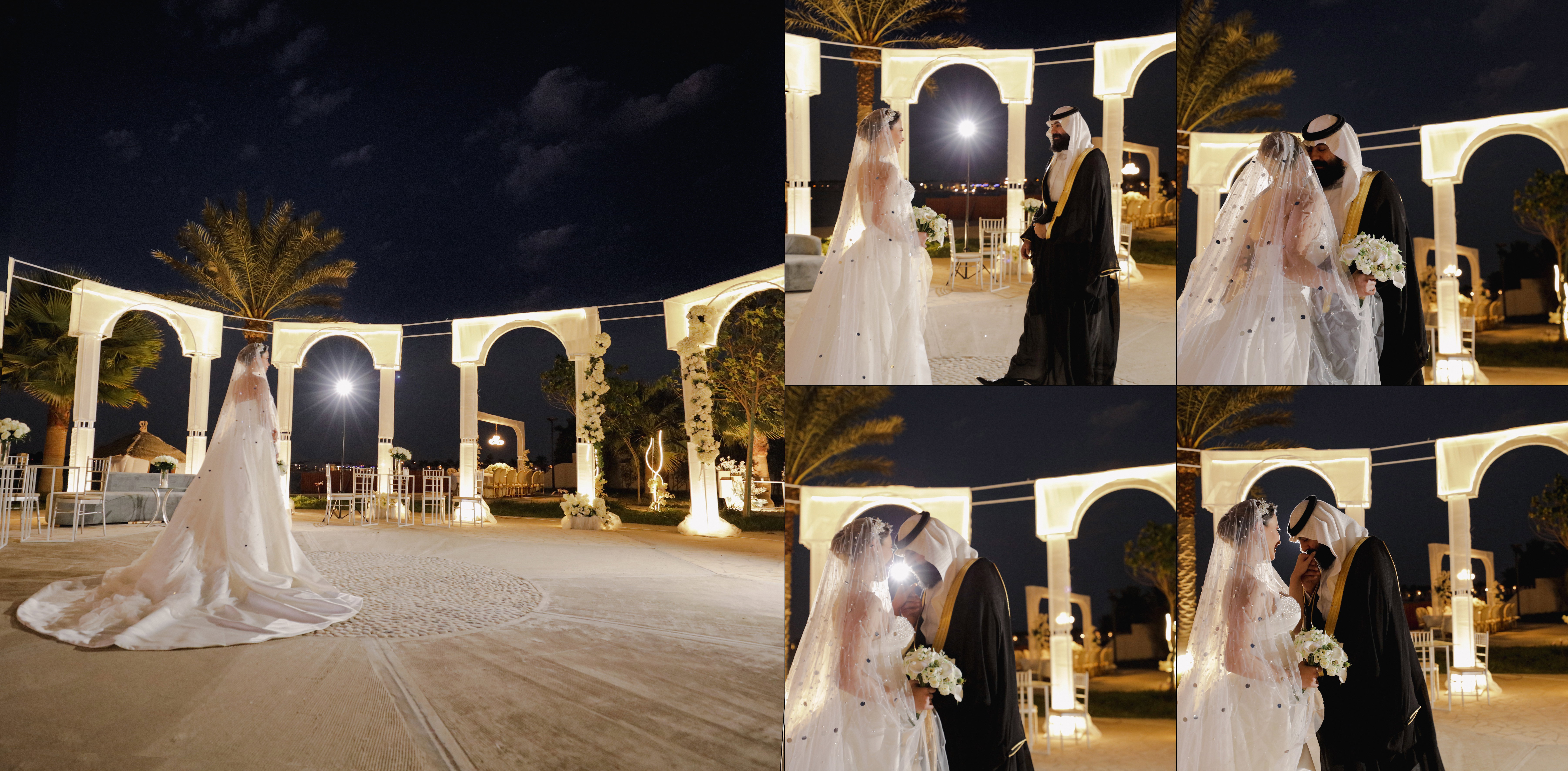 Outdoor wedding photography