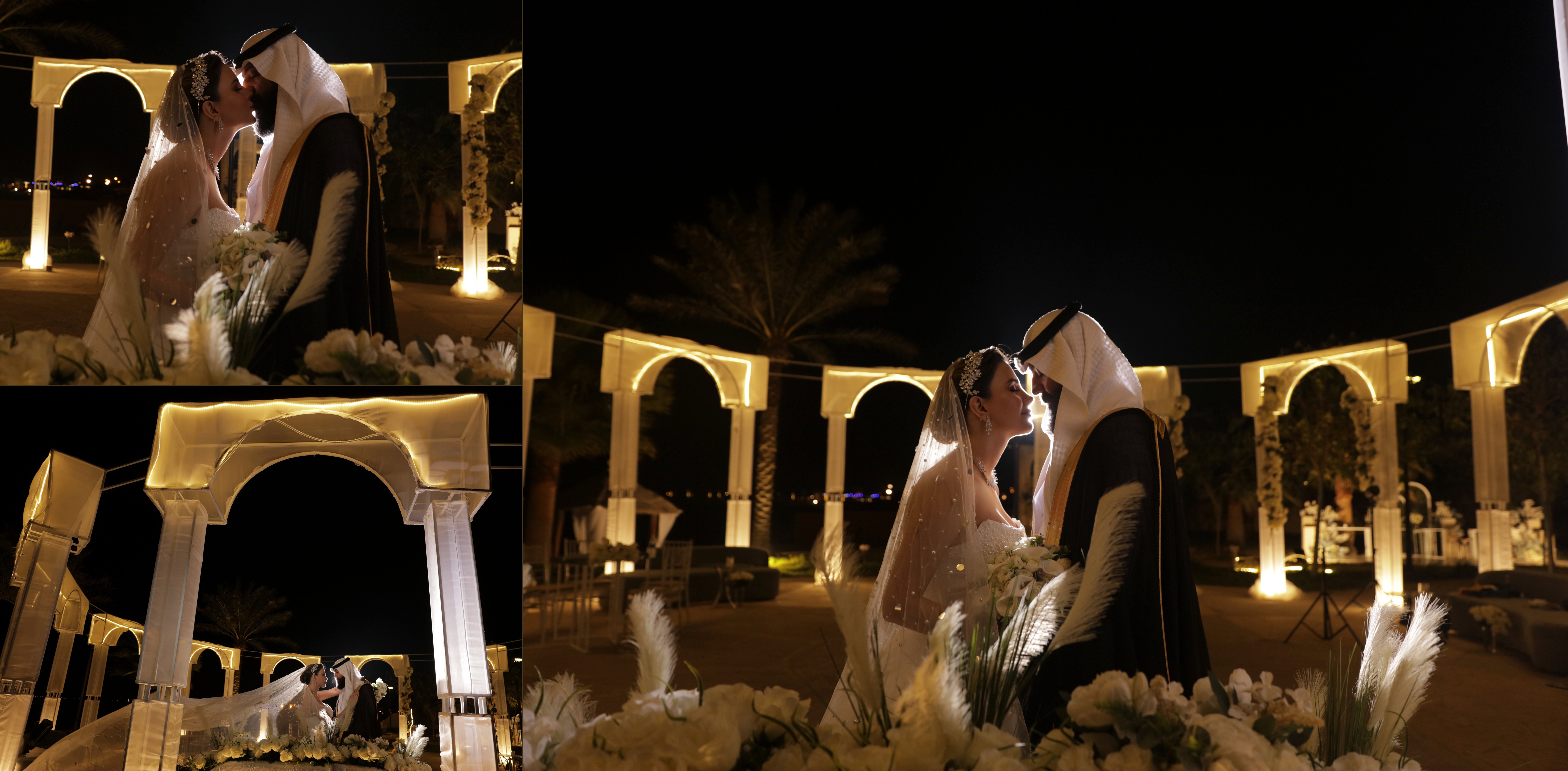 Outdoor wedding photography