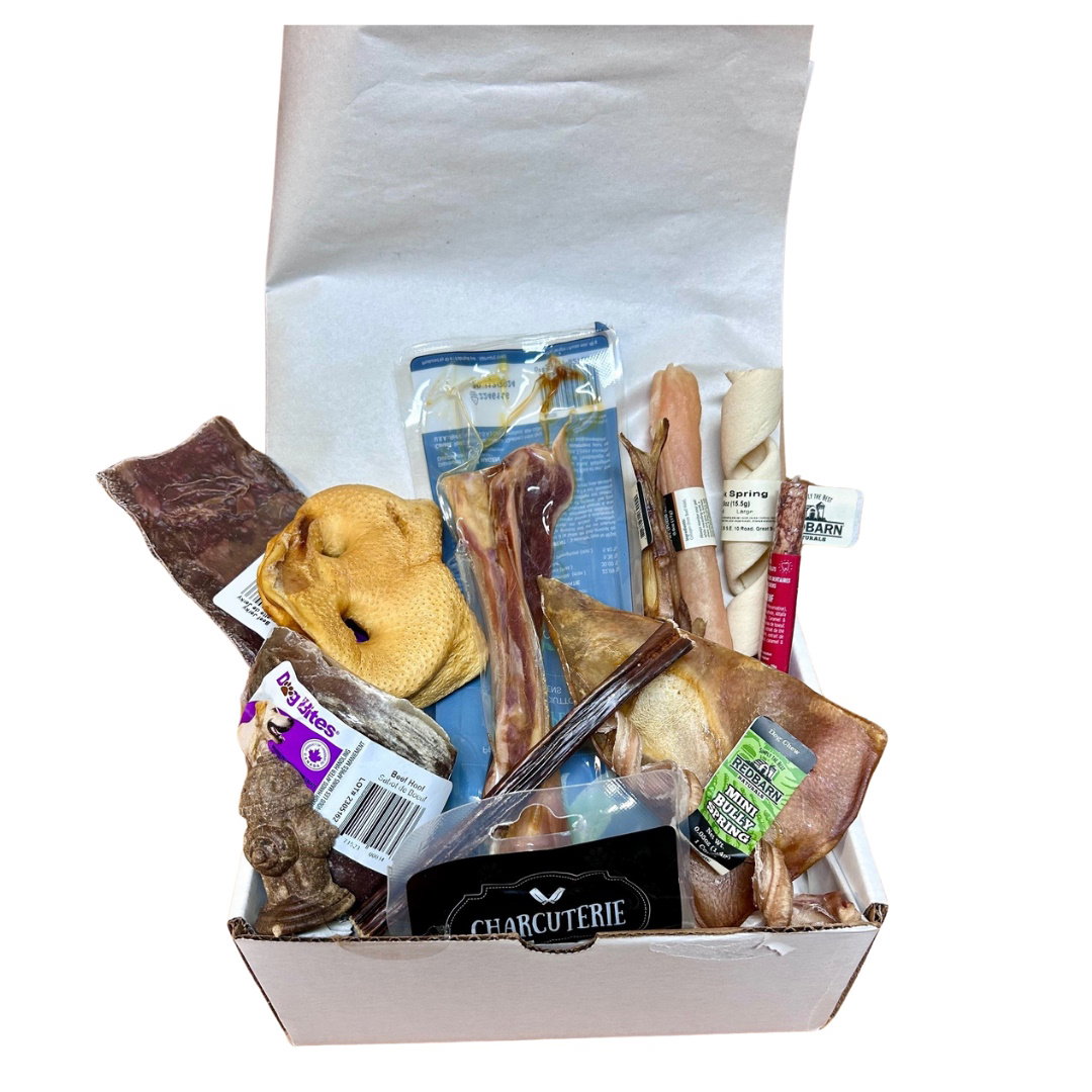 Boîte Bonheur de Mastication pour petit chien - Os naturel