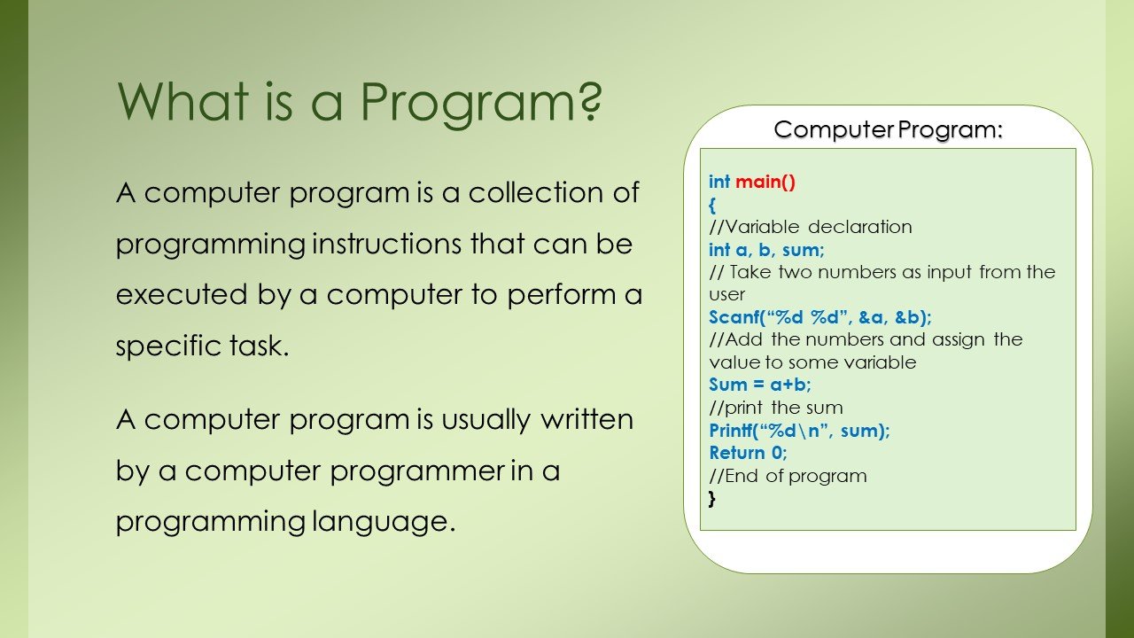 Computer Program