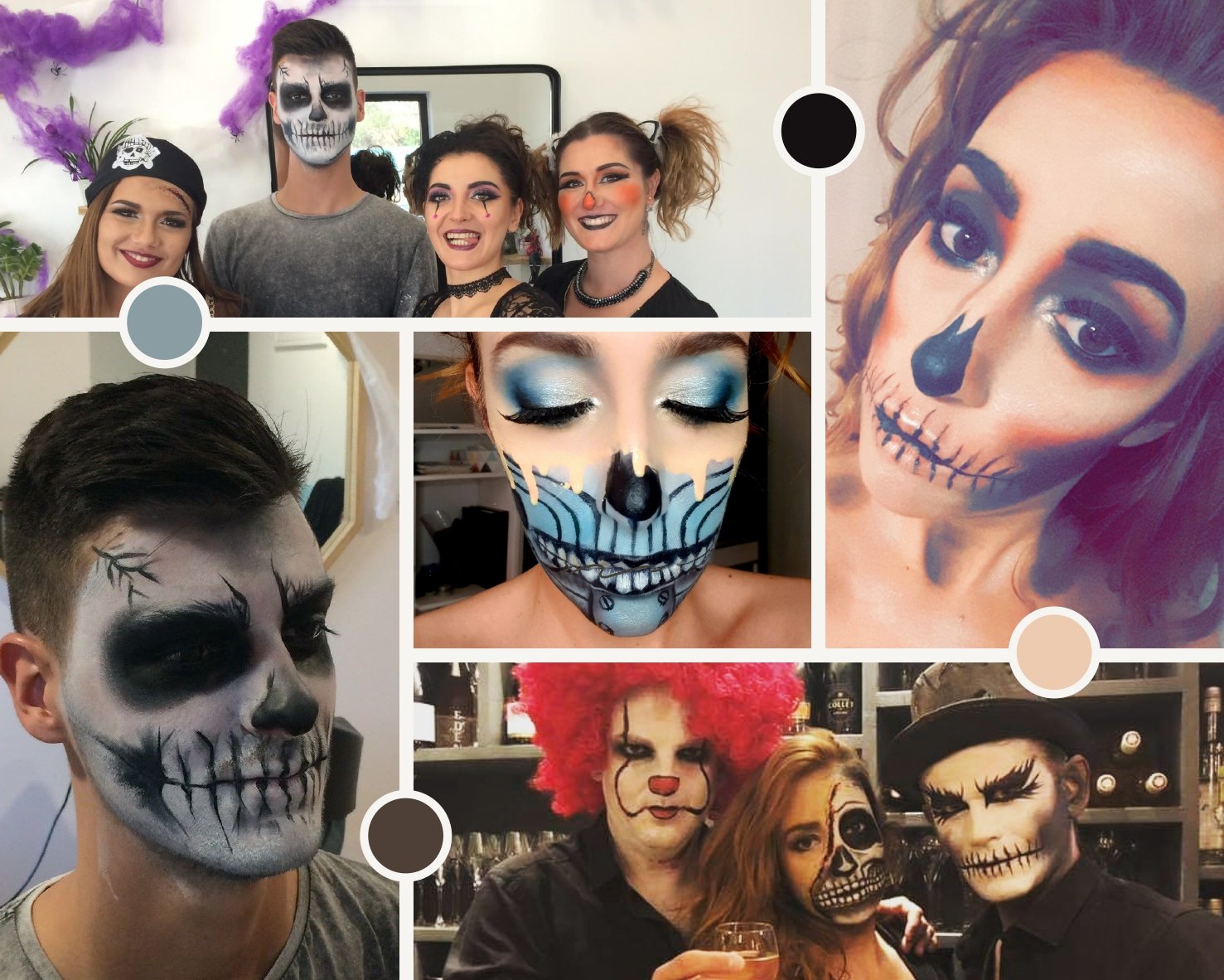 Maquillage Halloween réalisée par une maquilleuse professionnel à Montpellier