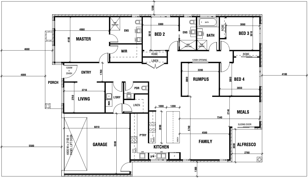 एक मंजिला 32 वर्ग