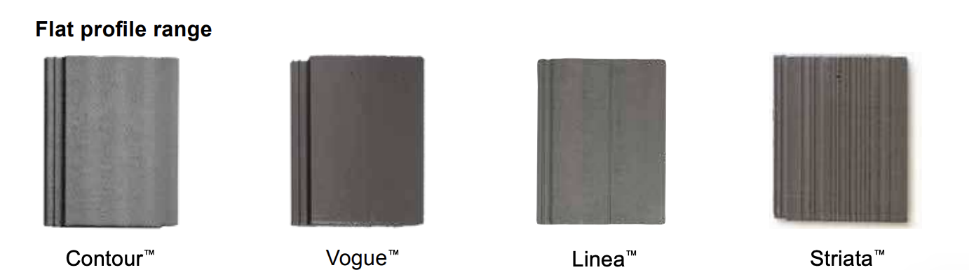 ल्यूटम छत टाइलें-मैक्वेरी और स्लिमलाइन मानक