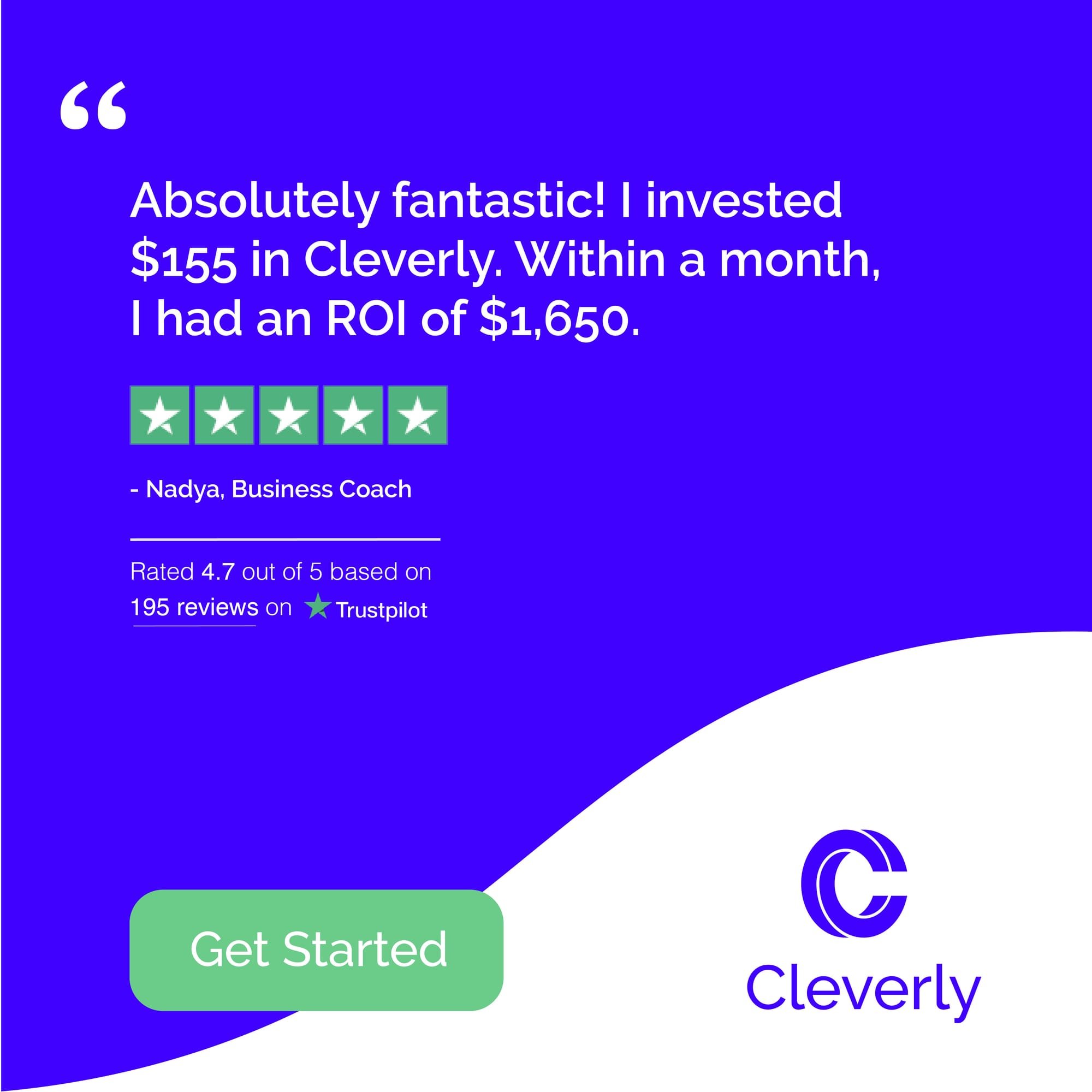Cleverly is the top LinkedIn lead generation service available for small and medium sized companies. Cleverly offers a done-for-you service combined with the best LinkedIn automation software