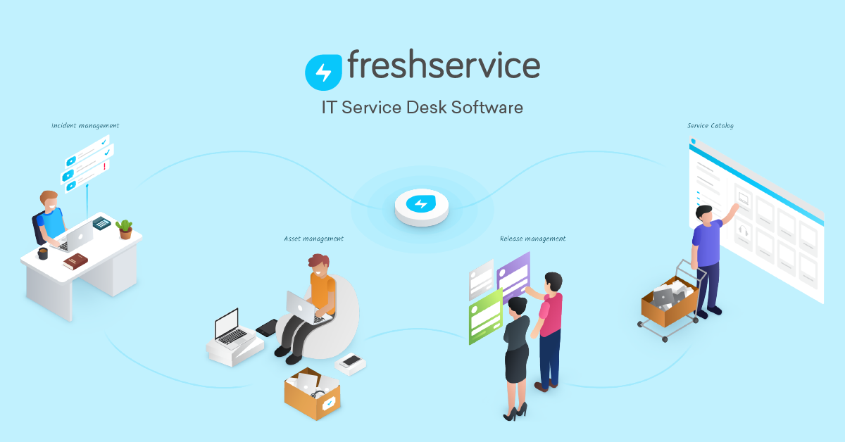Freshservice is a cloud-based service desk and IT service management (ITSM) solution that  is designed, using ITIL best practice, to help IT organizations to focus on what’s most important – exceptional service delivery and customer satisfaction