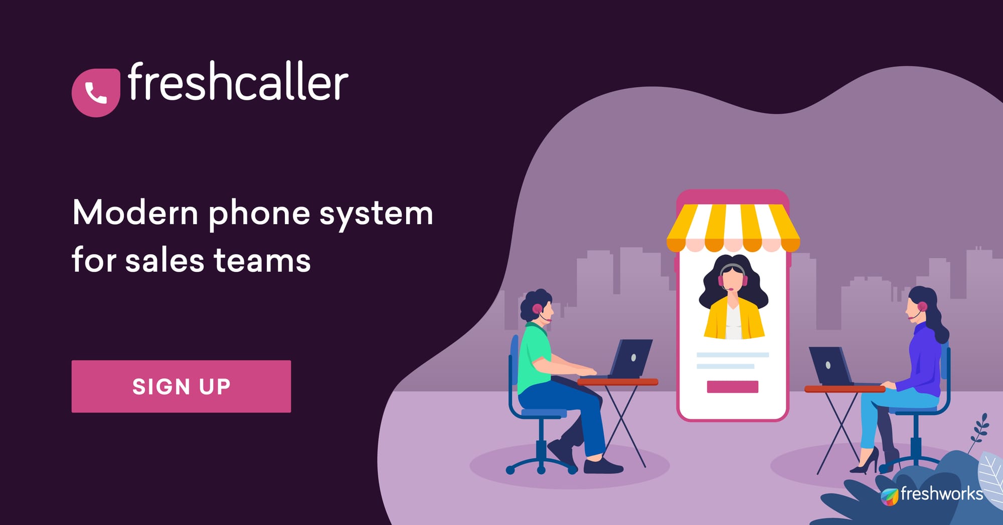 Freshcaller by Freshworks is a truly modern and reliable phone system that is trusted by over 7000+ customers worldwide.