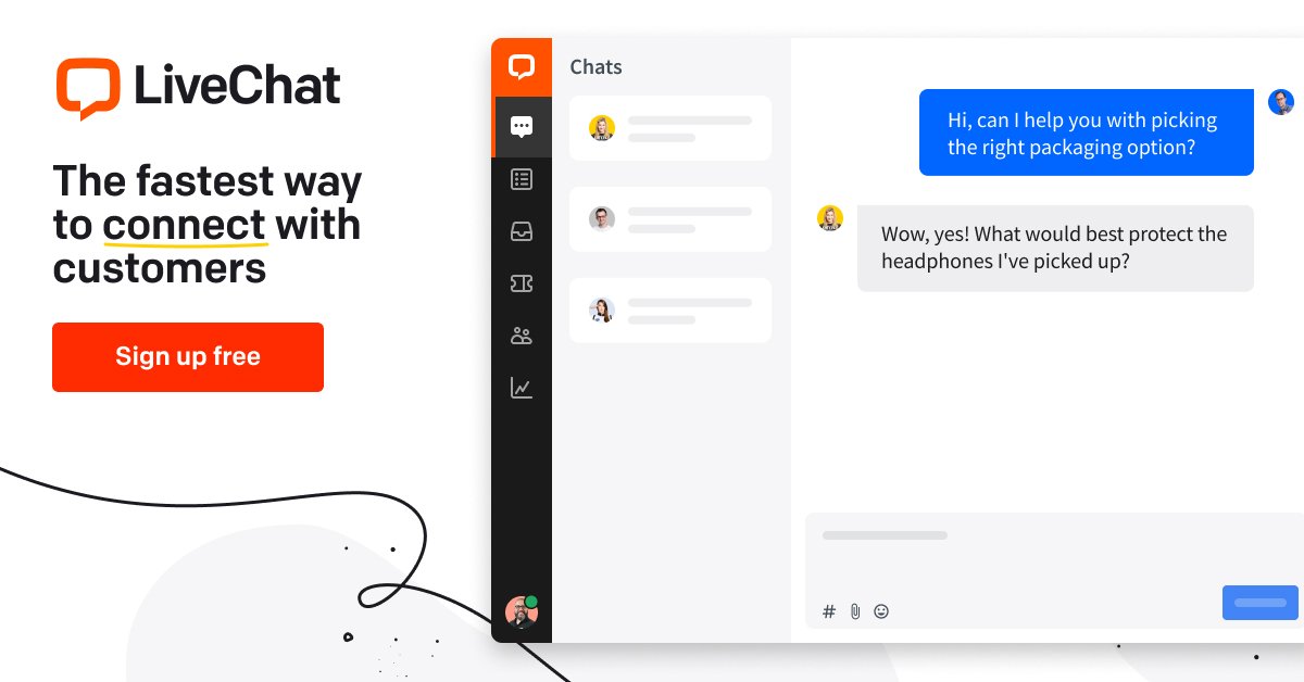 LiveChat is a customer support platform that delights your clients and fuels your sales. 