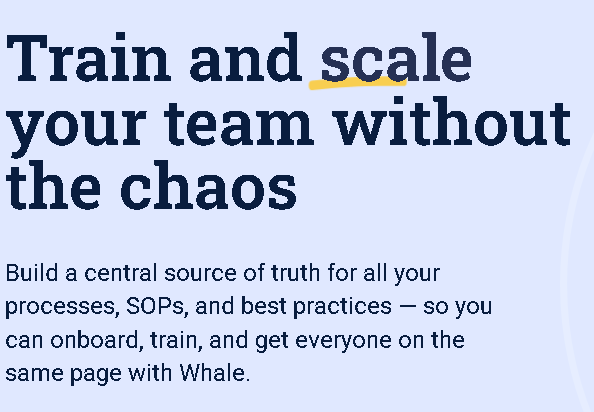 Train and scale your team without the chaos