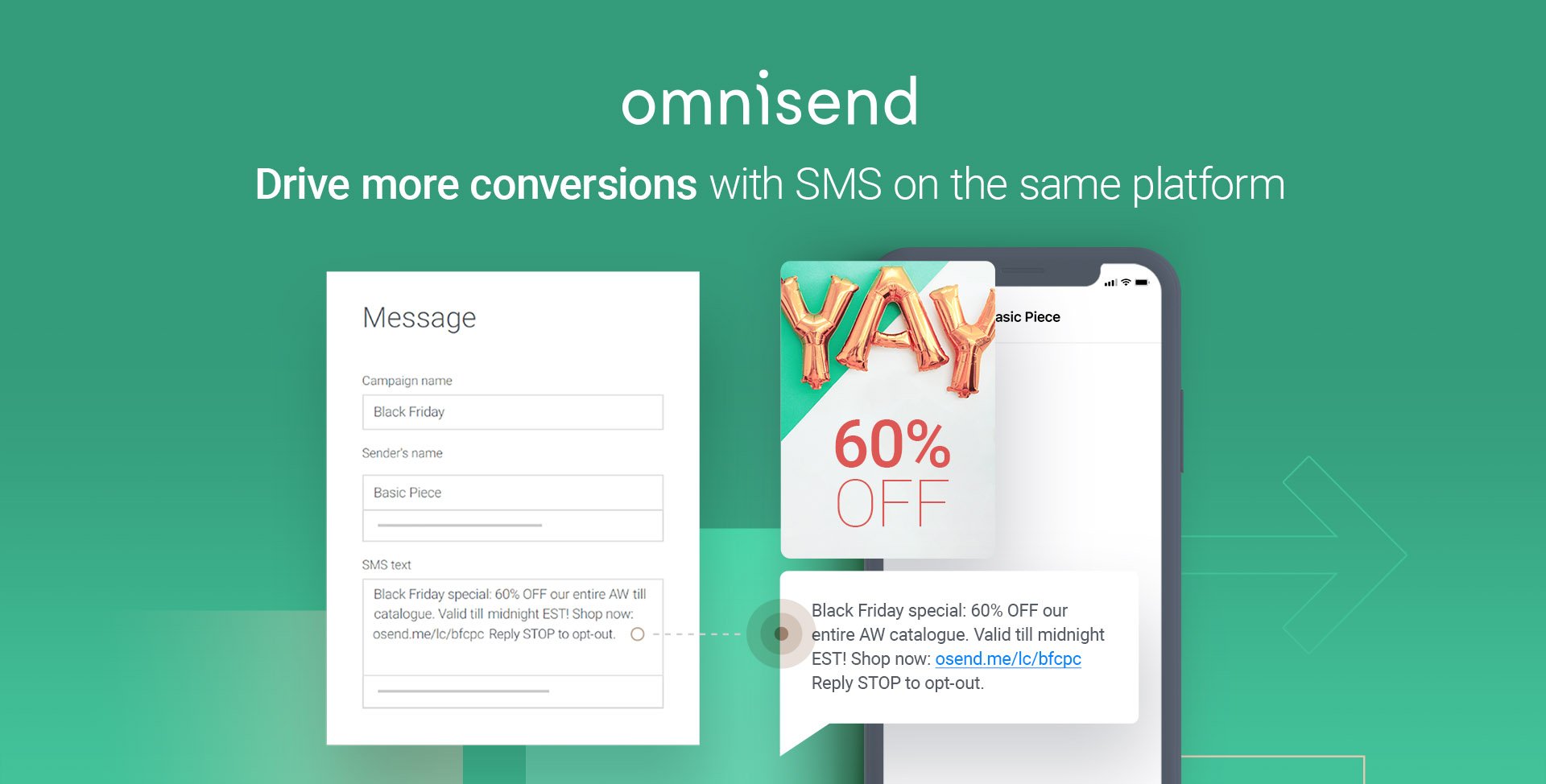 Powerful email & SMS marketing made easy