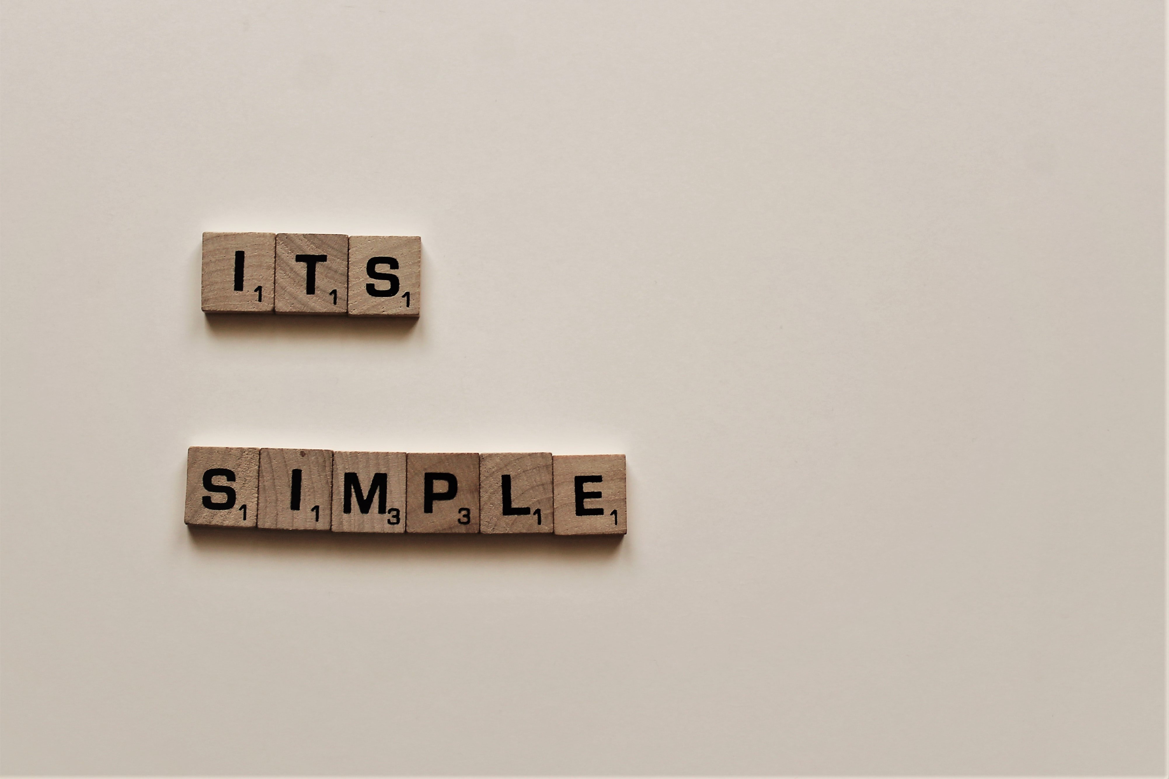 "It's Simple" quote