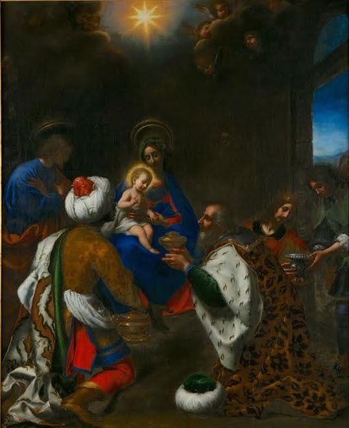 ‘The Adoration of the Magi’, by Carlo Dolci (1616-1686), left to son Johnnie Walmesley. 