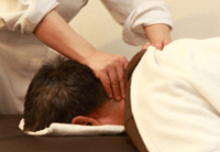 Shiatsu massage of neck and shoulders