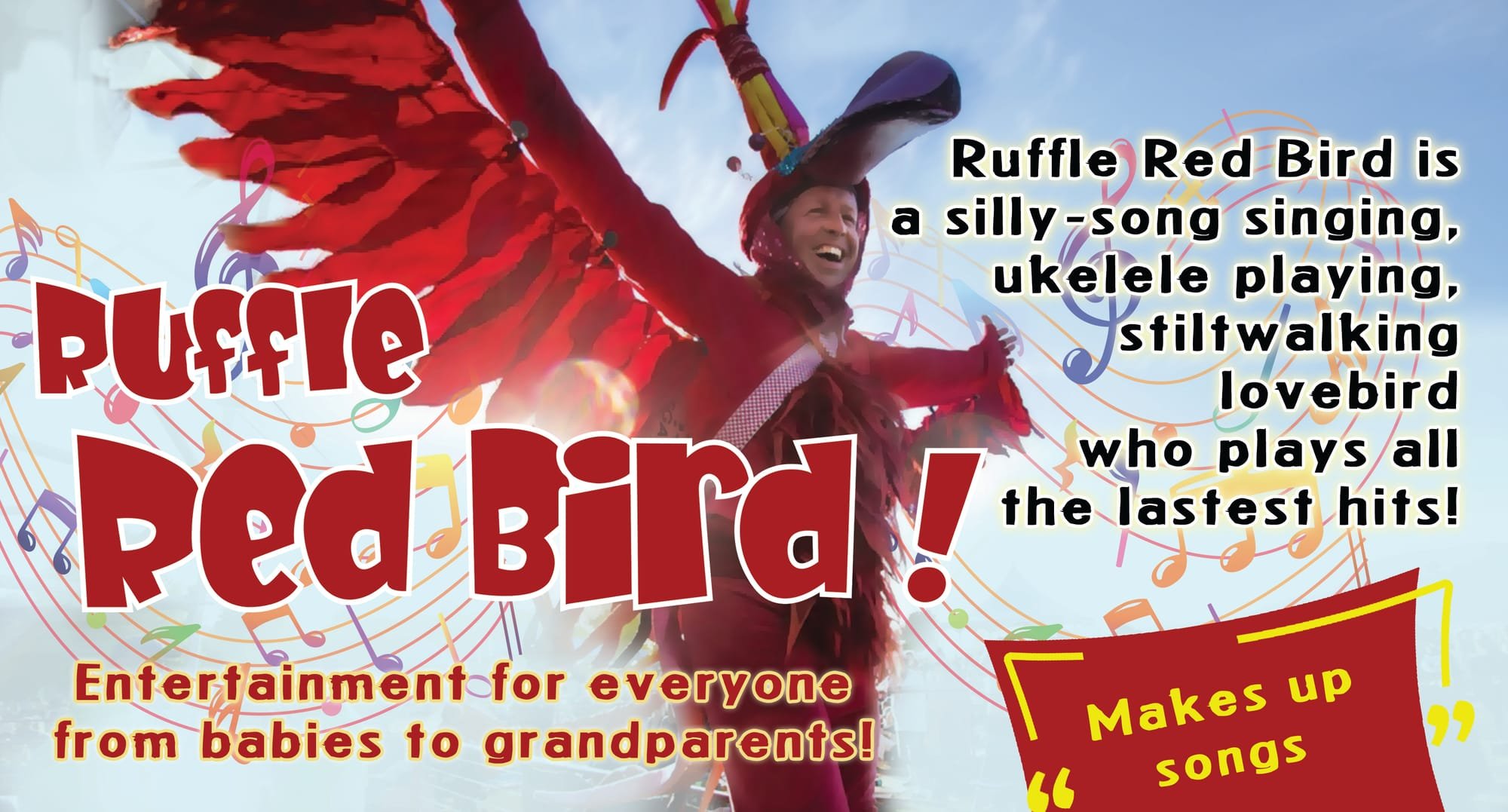 Ruffle Red Bird at Williams Lake Harvest Fair 2022