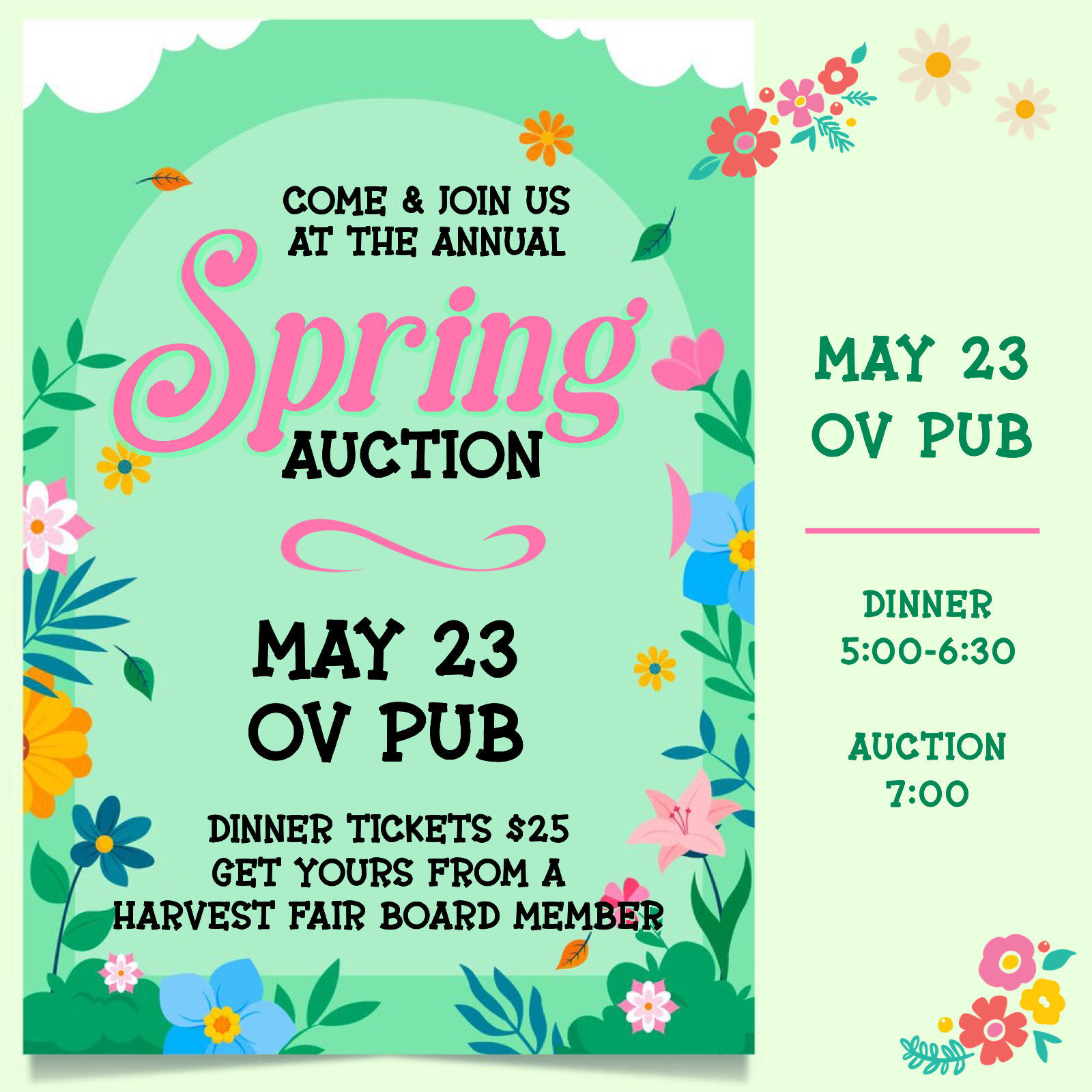 Click to learn more about the 2024 Williams Lake Harvest Fair Spring Auction. 