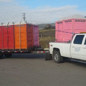 Portable toilet rentals in Williams Lake, BC from Triple P Sanitation