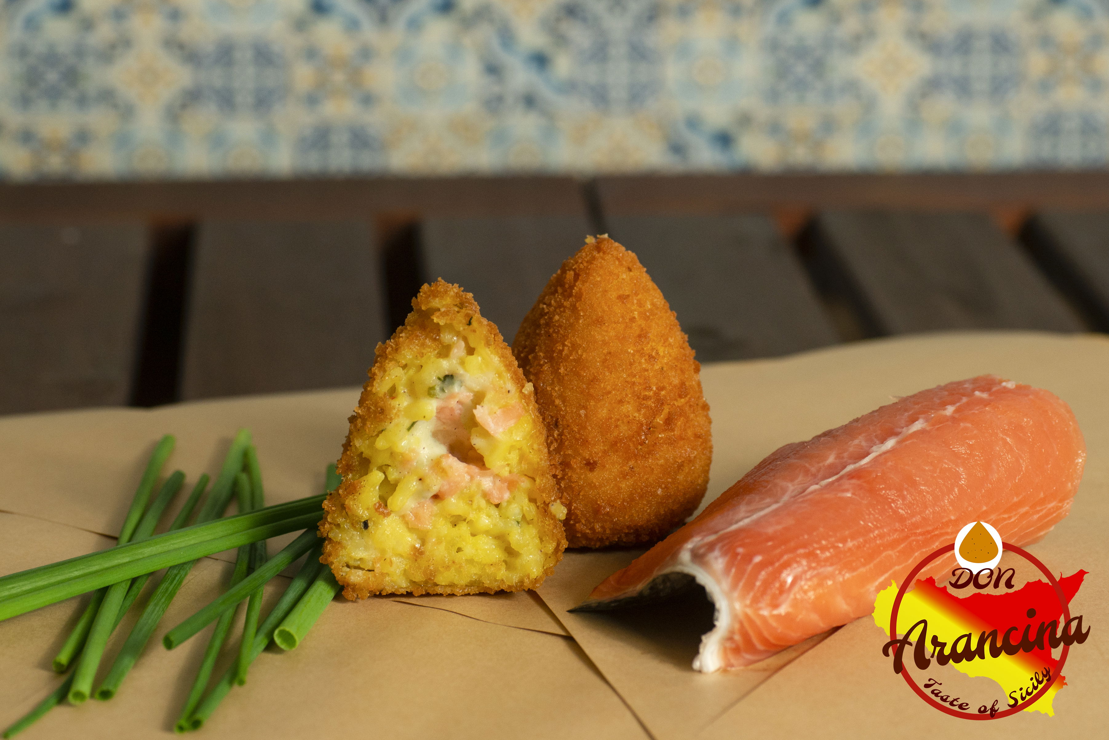 ARANCINA AL SALMONE