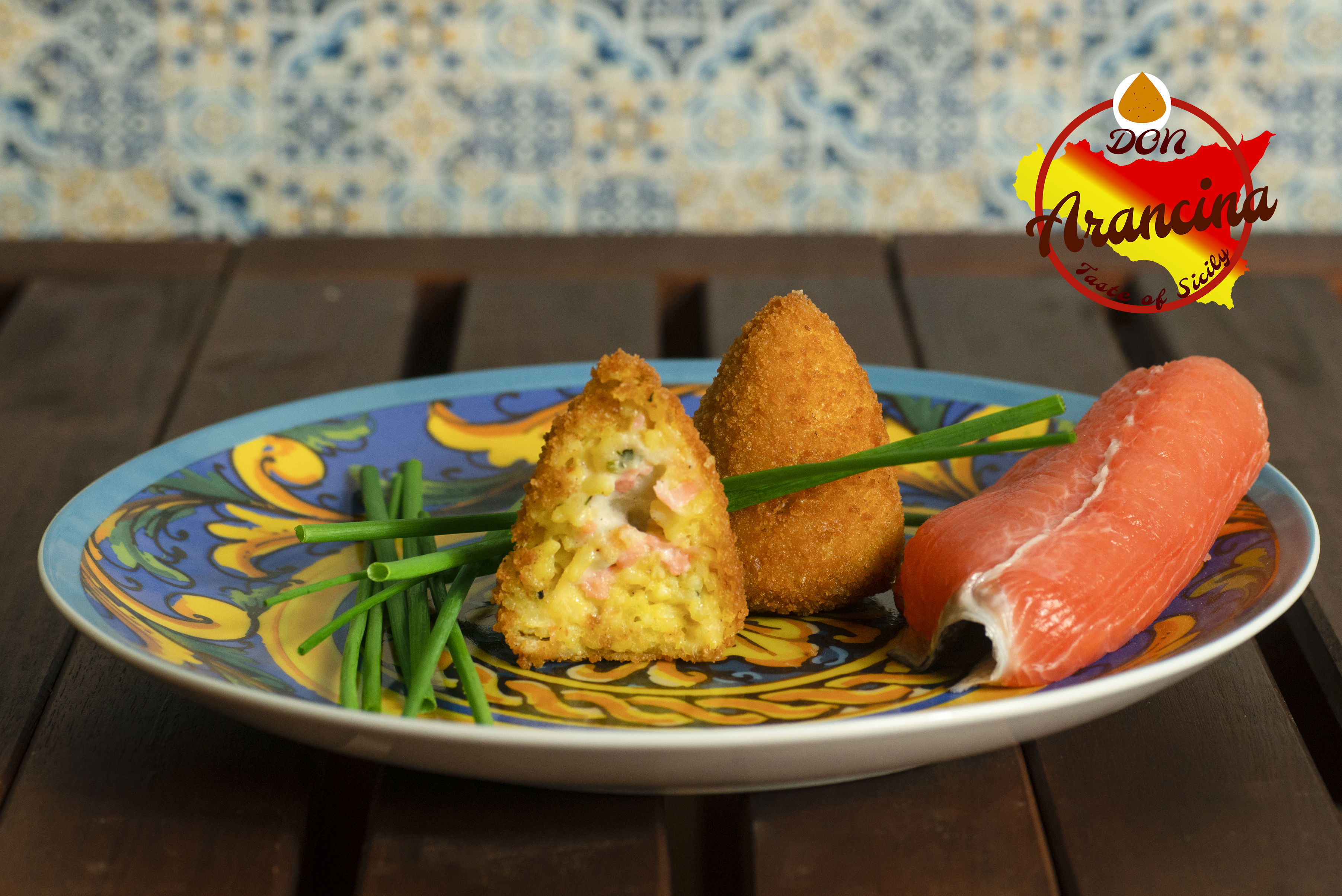 ARANCINA AL SALMONE