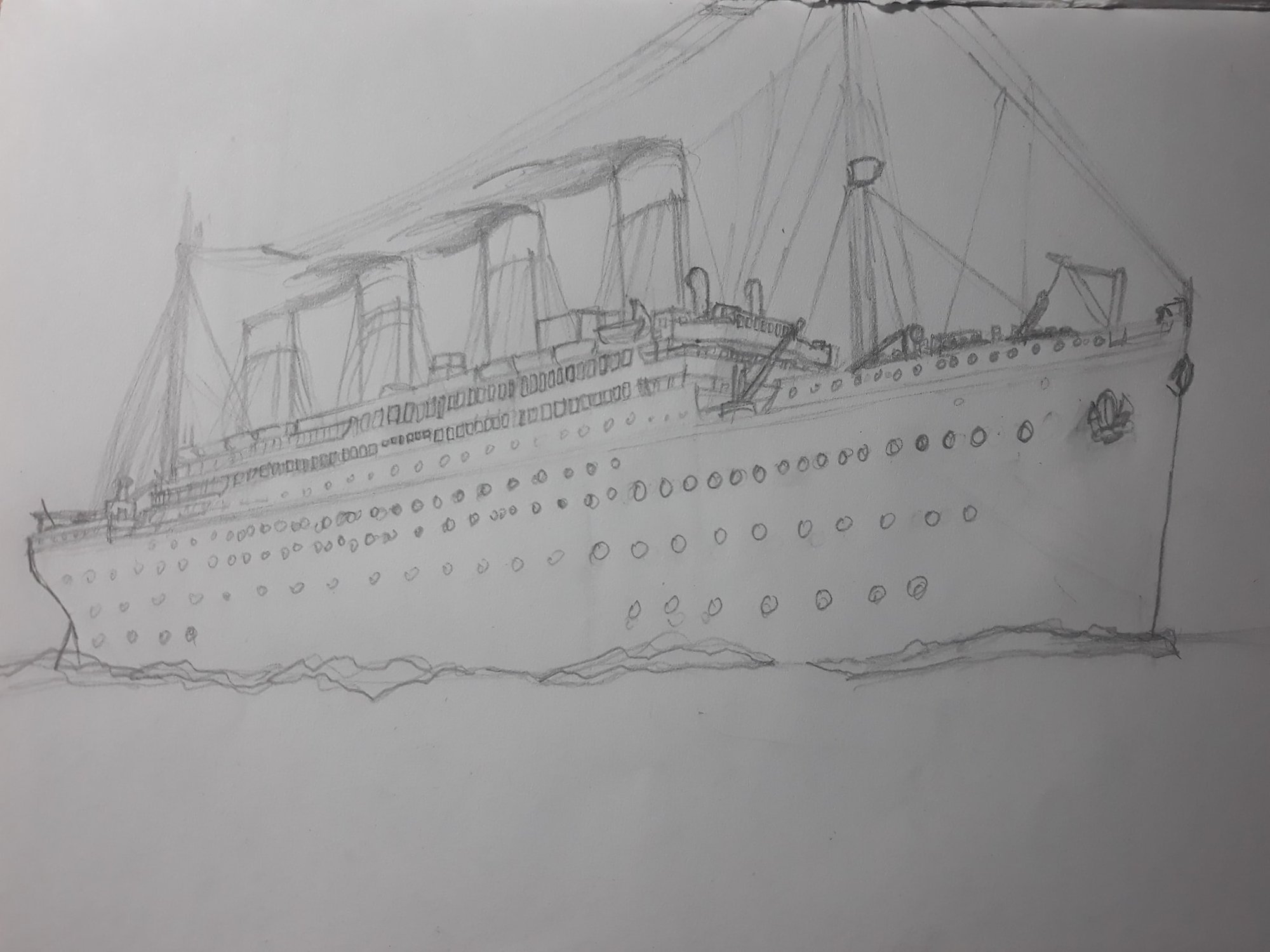 How to Draw Titanic Easy | Free Printable Puzzle Games