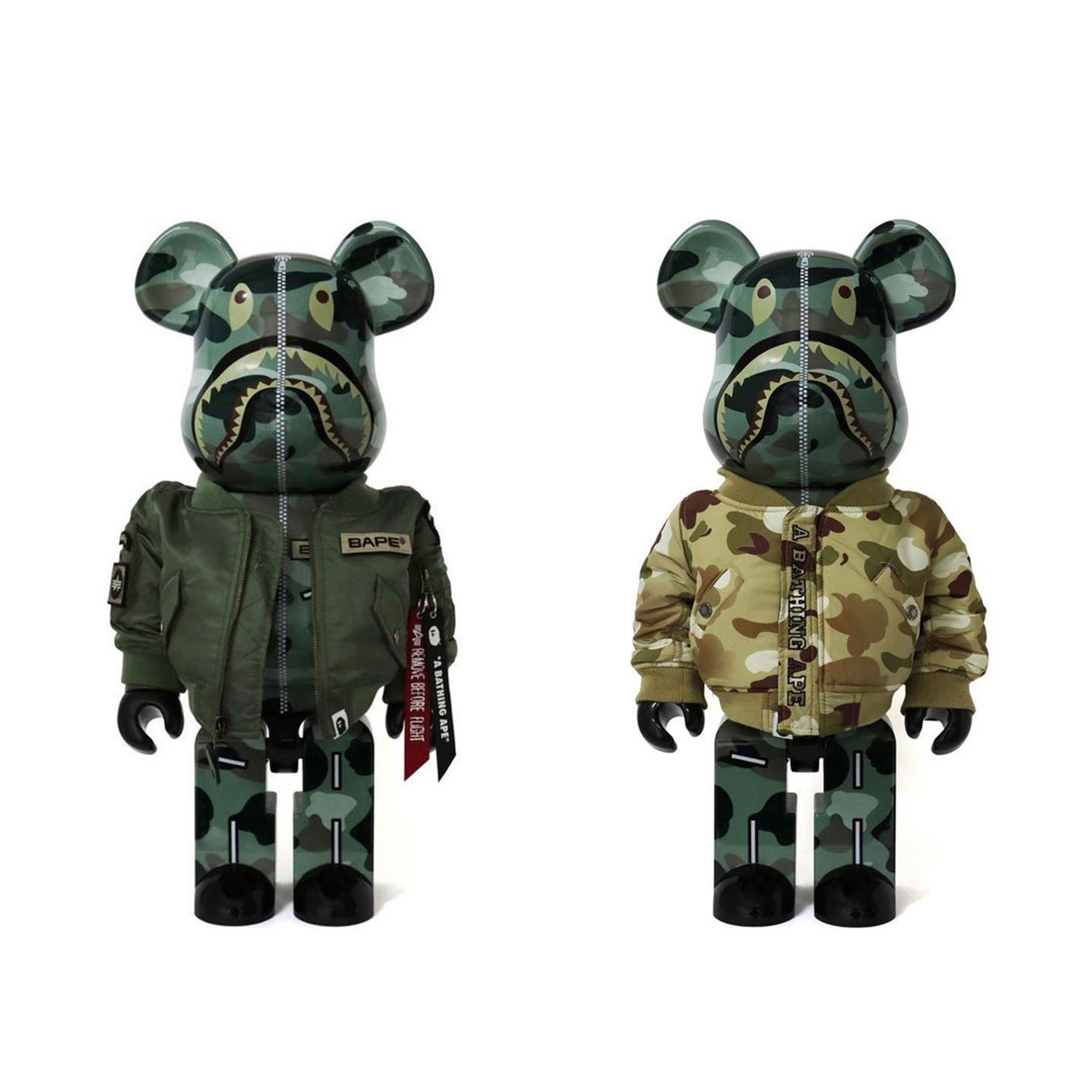 ⚠️香港發售詳情⚠️ BAPE x ALPHA INDUSTRIES x BE@RBRICK - 𝗚