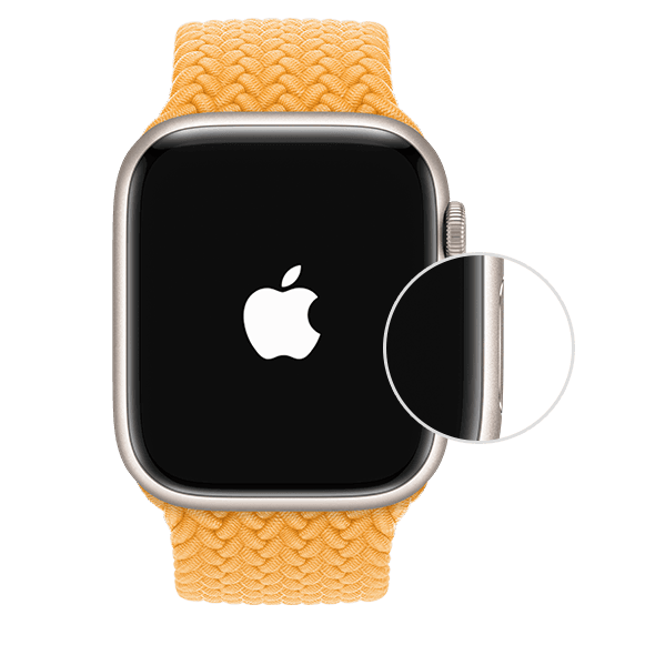 כפתור הצד ב-Apple Watch.