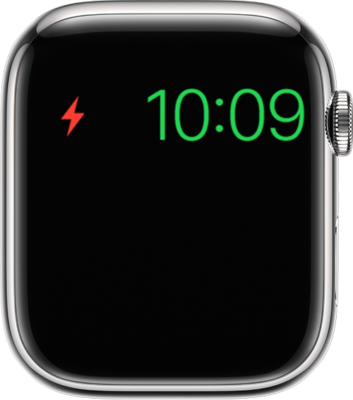 Apple Watch מציג את מצב 'חסכון בצריכה'