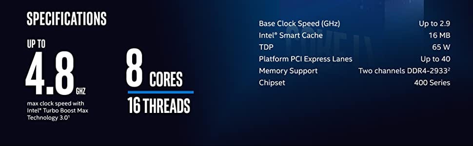 10th Gen Intel Core i7-10700 Desktop Processor