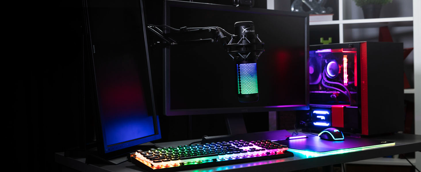 Radiant RGB lighting with dynamic effects