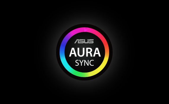 Supports ASUS Aura Sync software and motherboard lighting effect synchronization